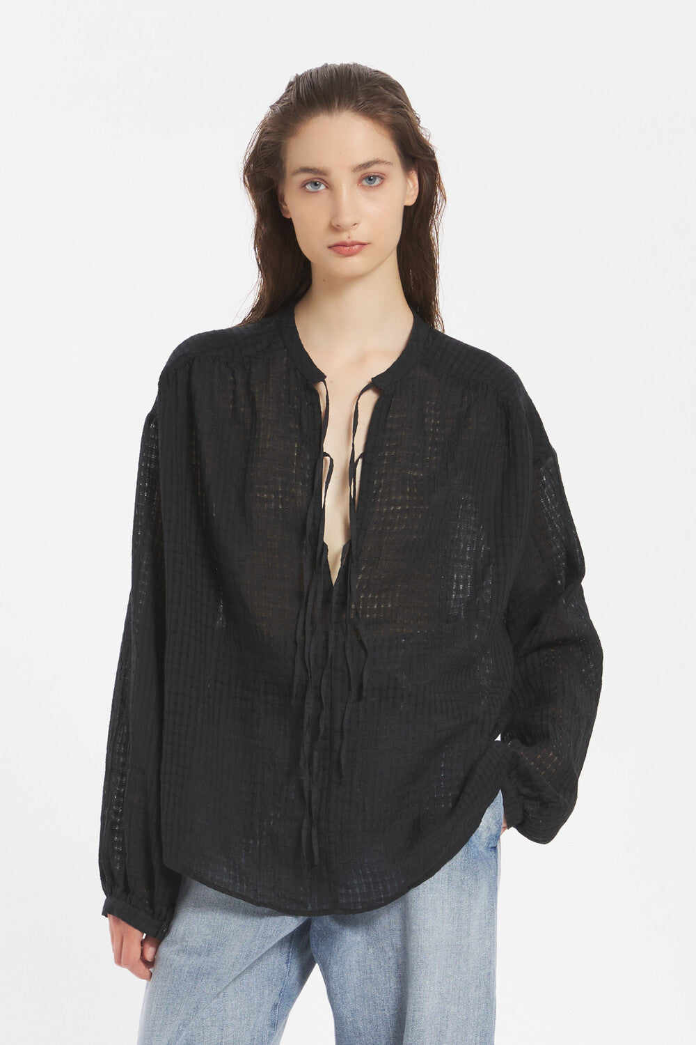 Shirt Prisca Spiraglio Nero