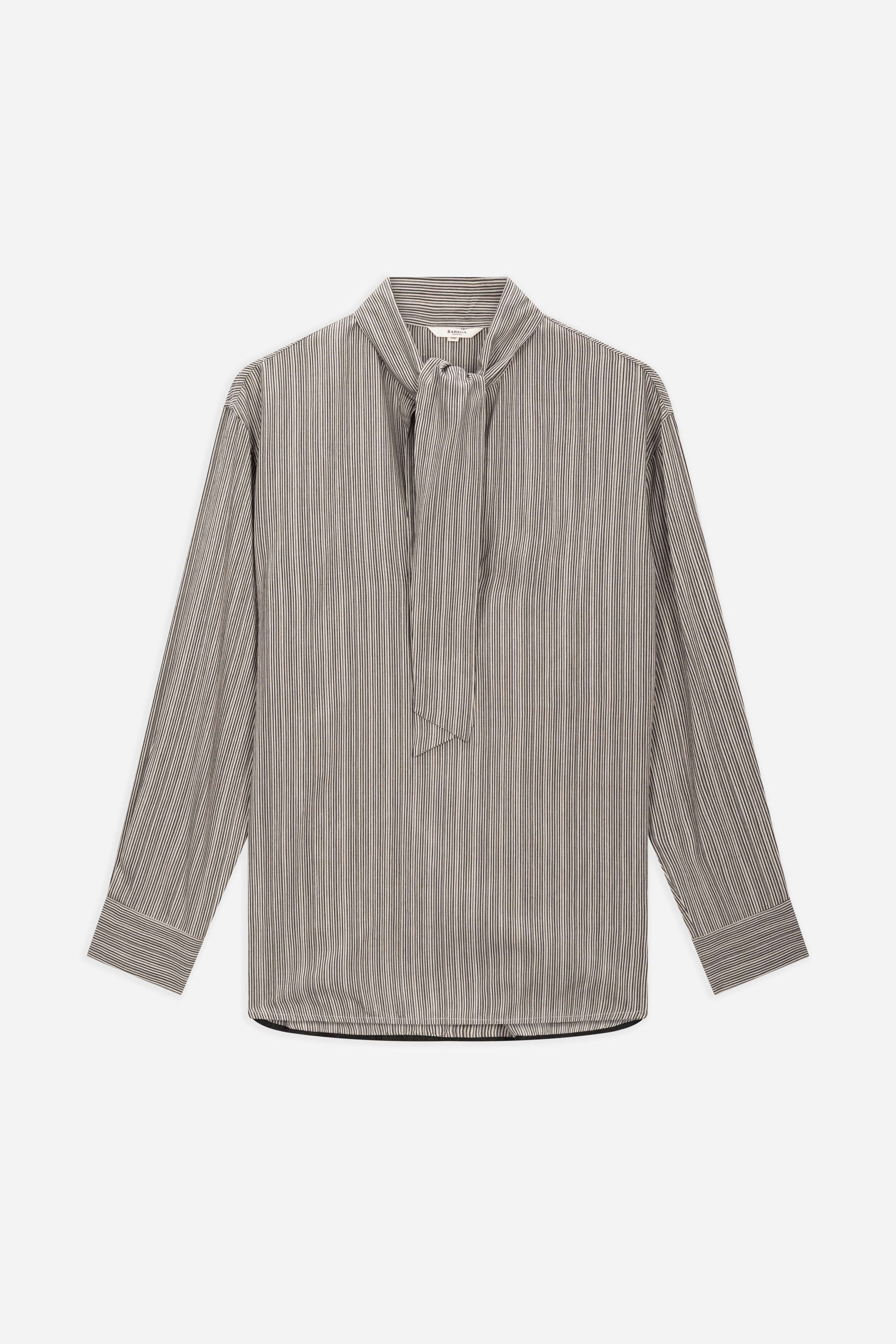 Shirt Flo Lista Nero