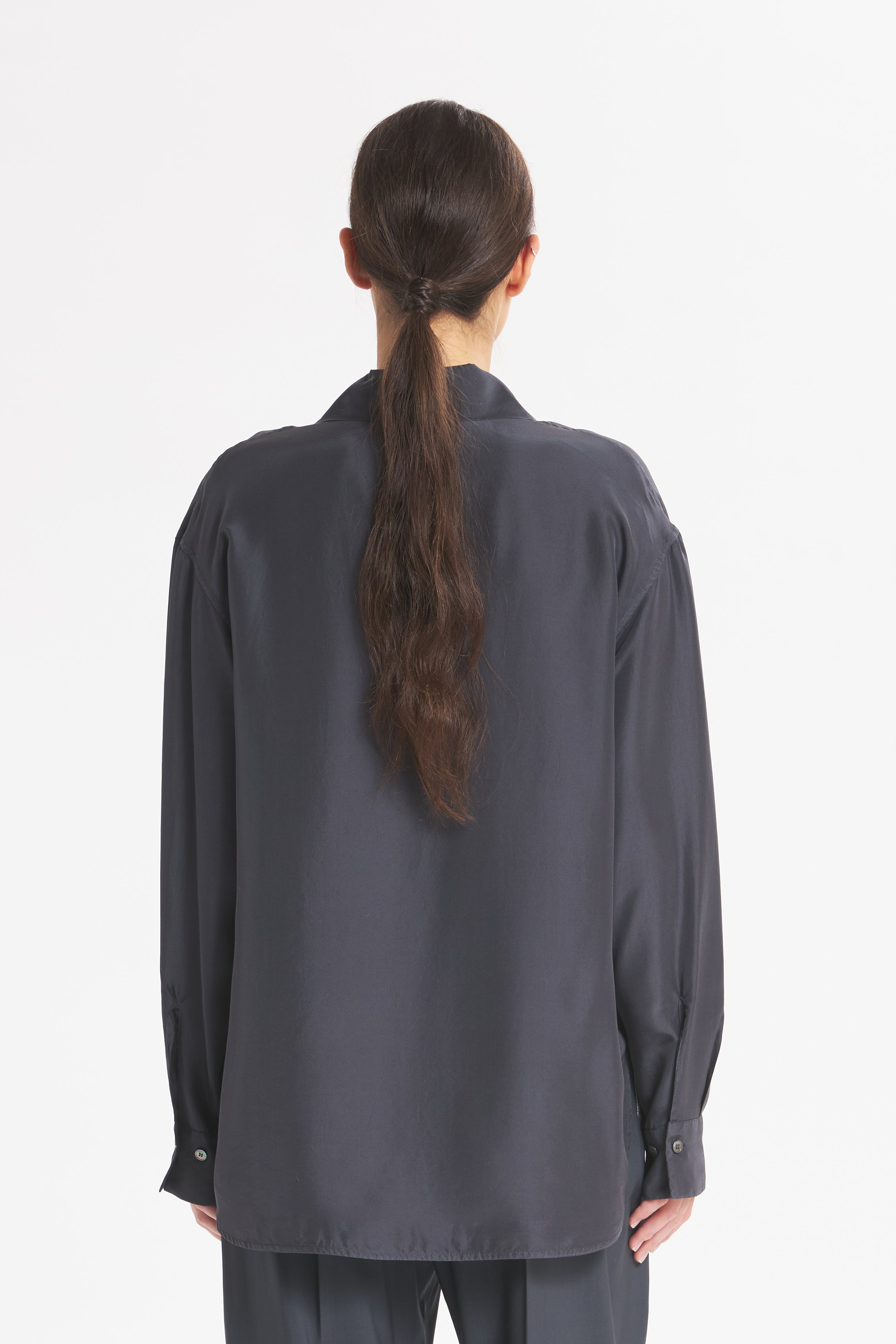 Camicia Flo Pura Ardesia