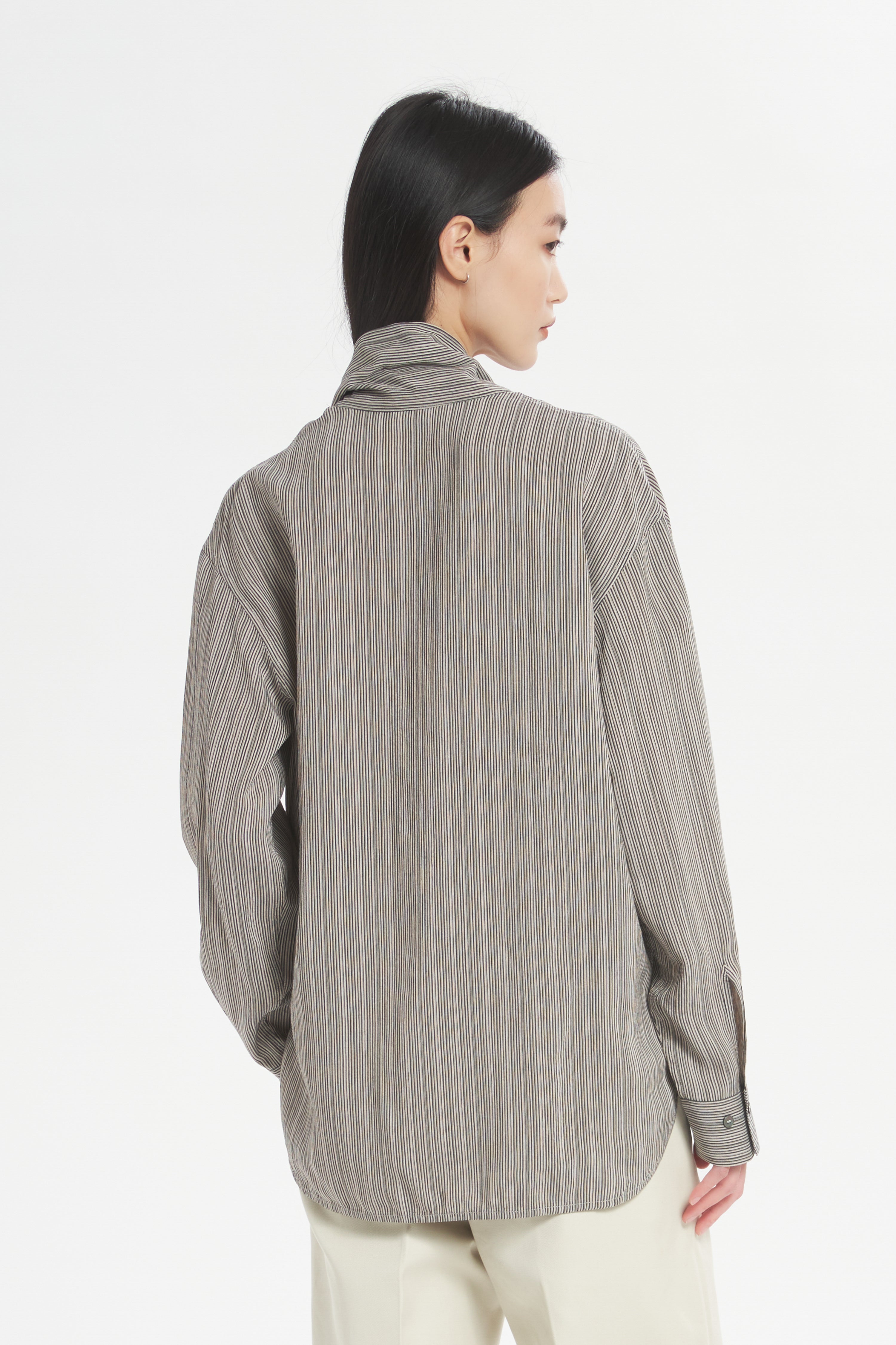 Shirt Flo Lista Nero