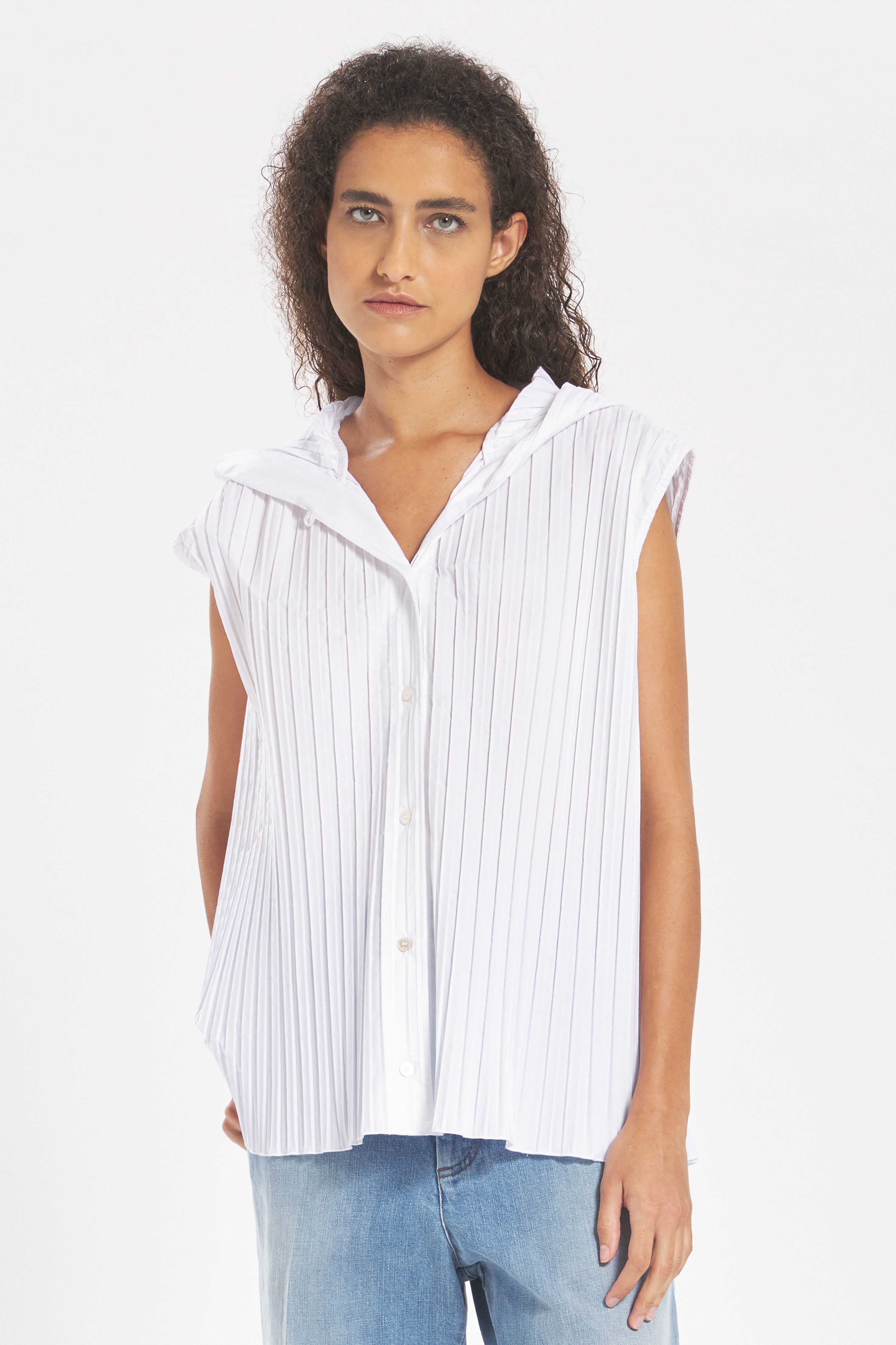Camicia Manta Plico Bianco