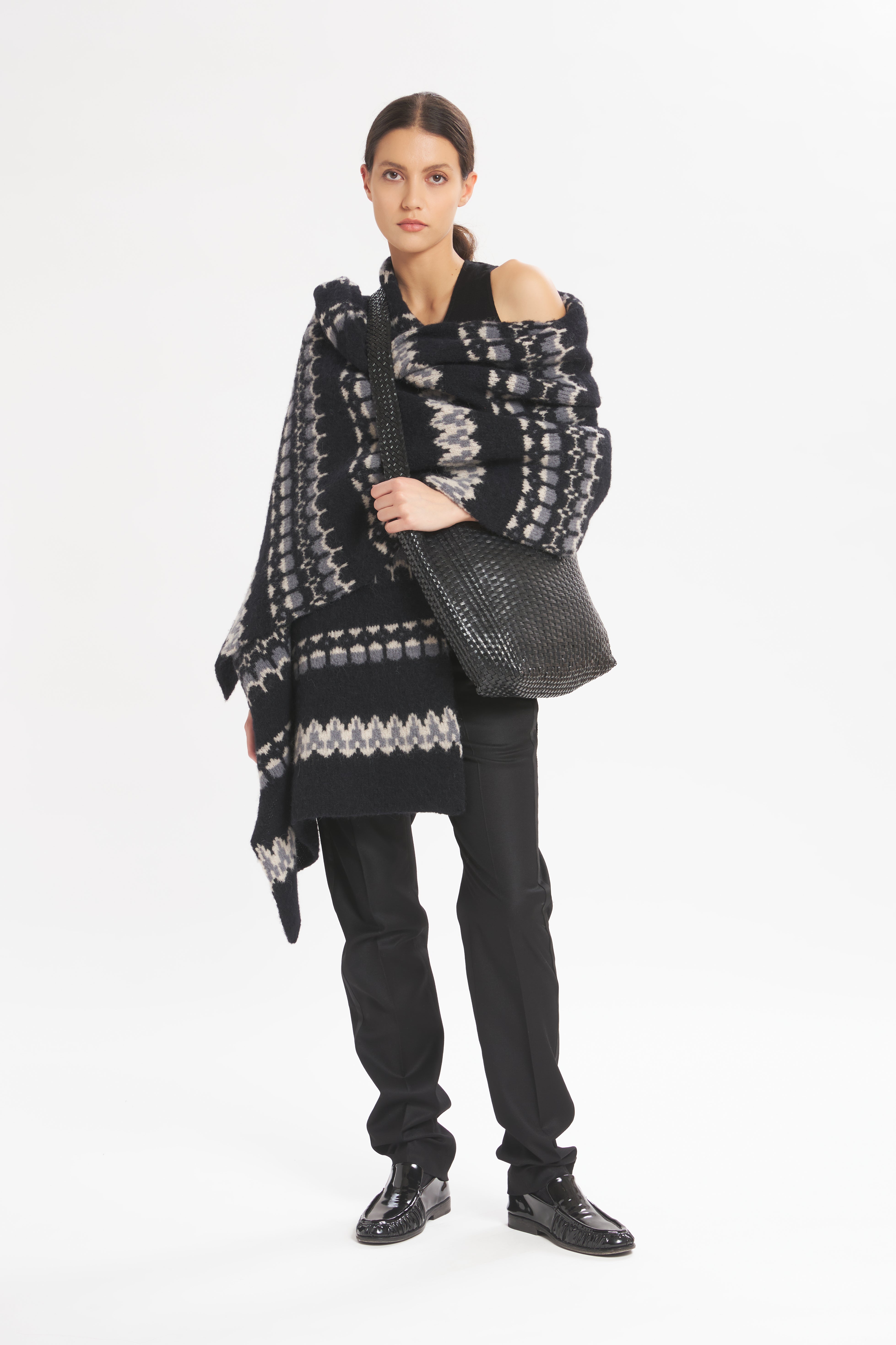 Sciarpa Scarf Caleo Nero