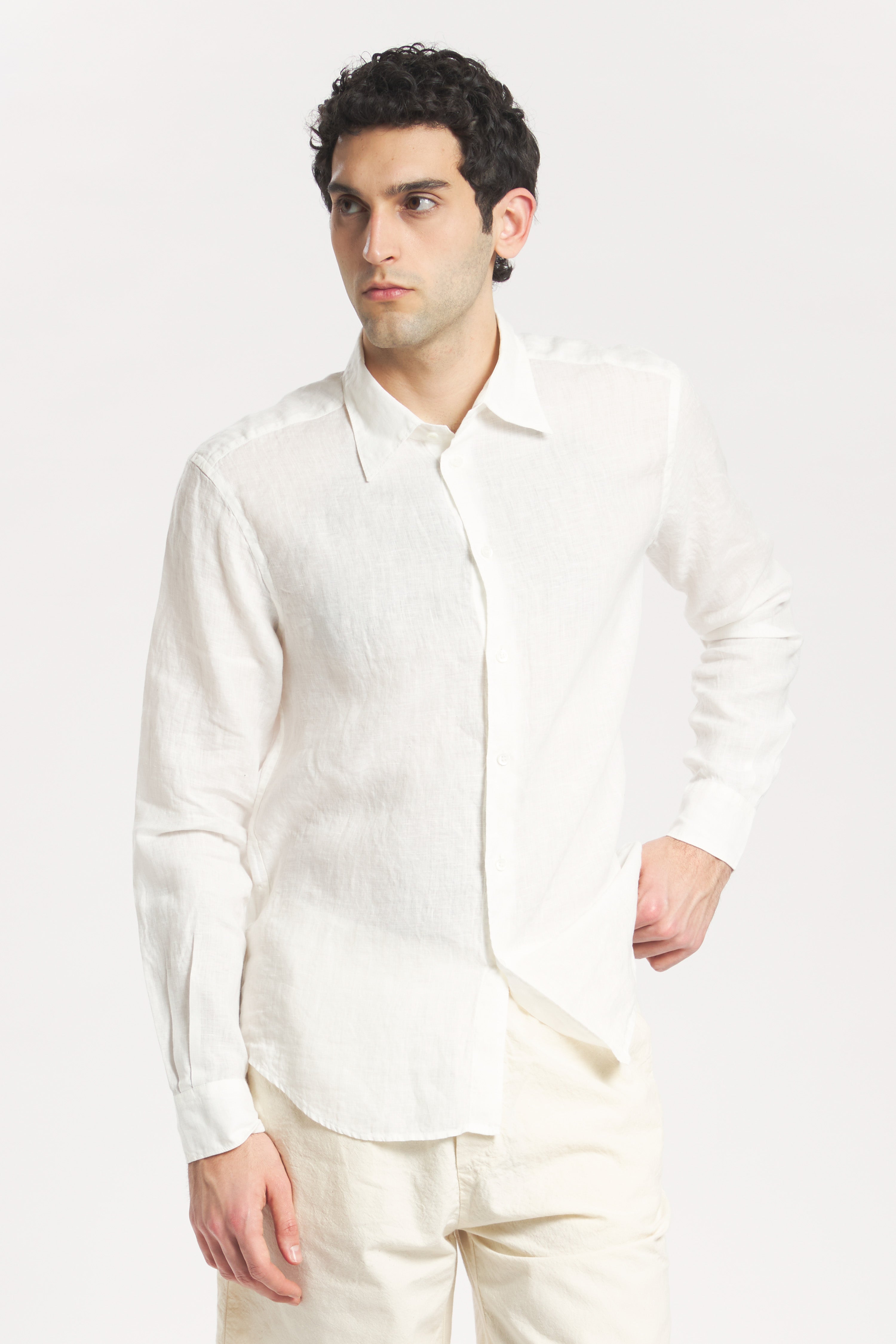 Camicia Maridola Telino Bianco