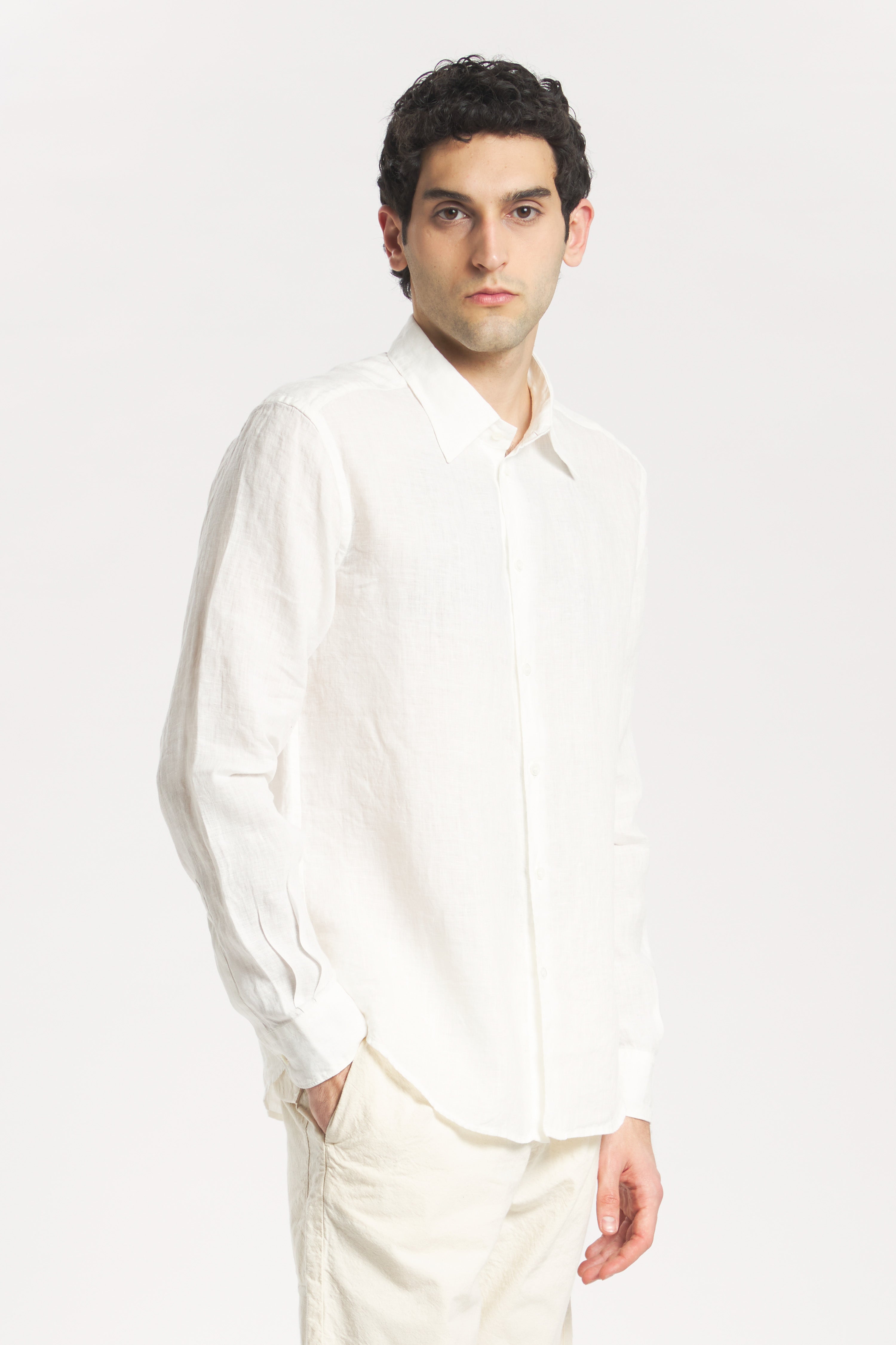 Camicia Maridola Telino Bianco