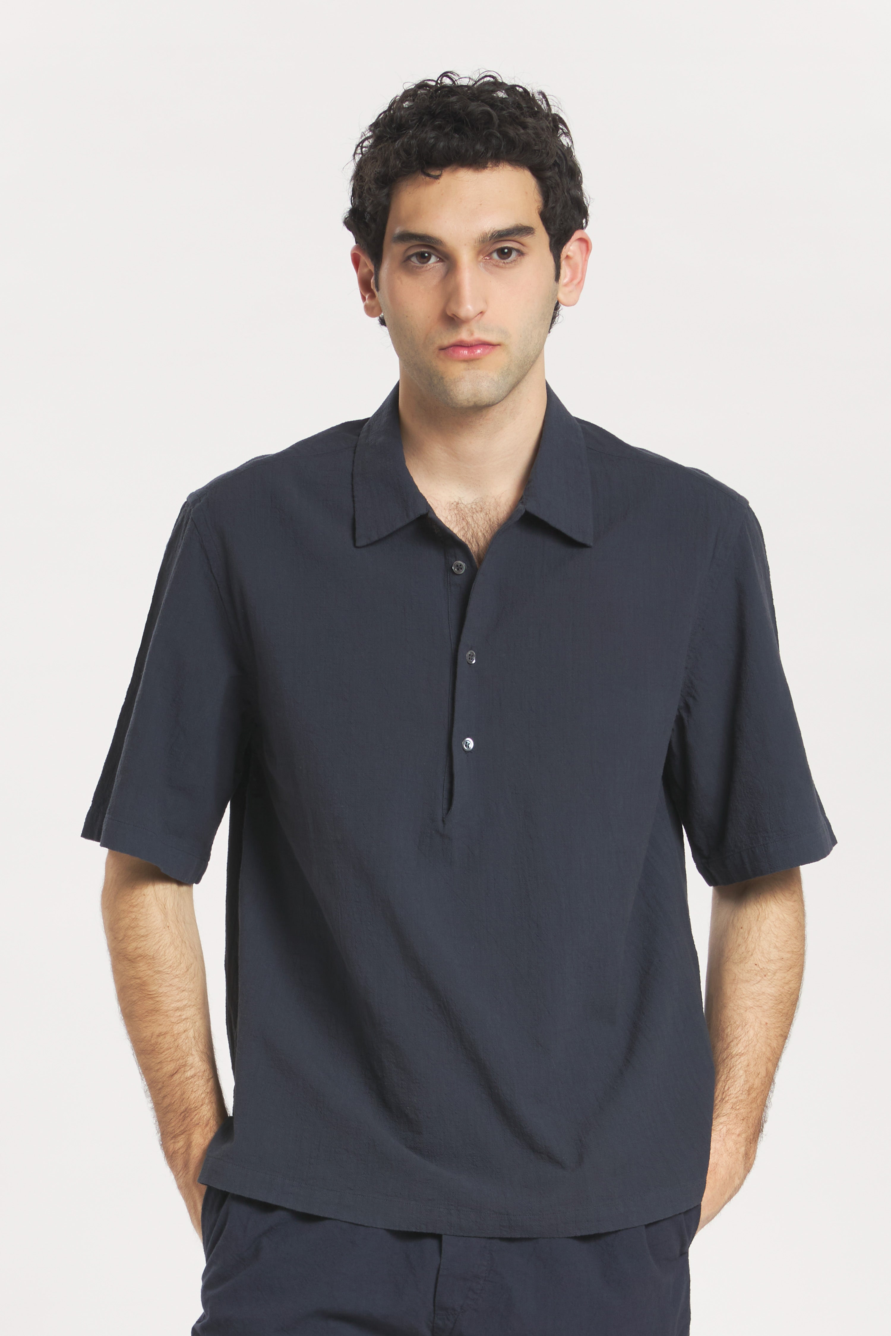 Camicia Mola Lanchin Navy