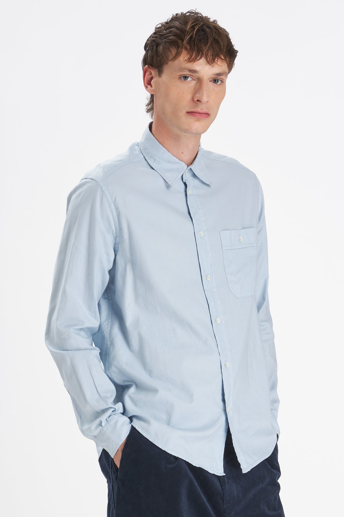 Camicia Faziol Trussa Cielo