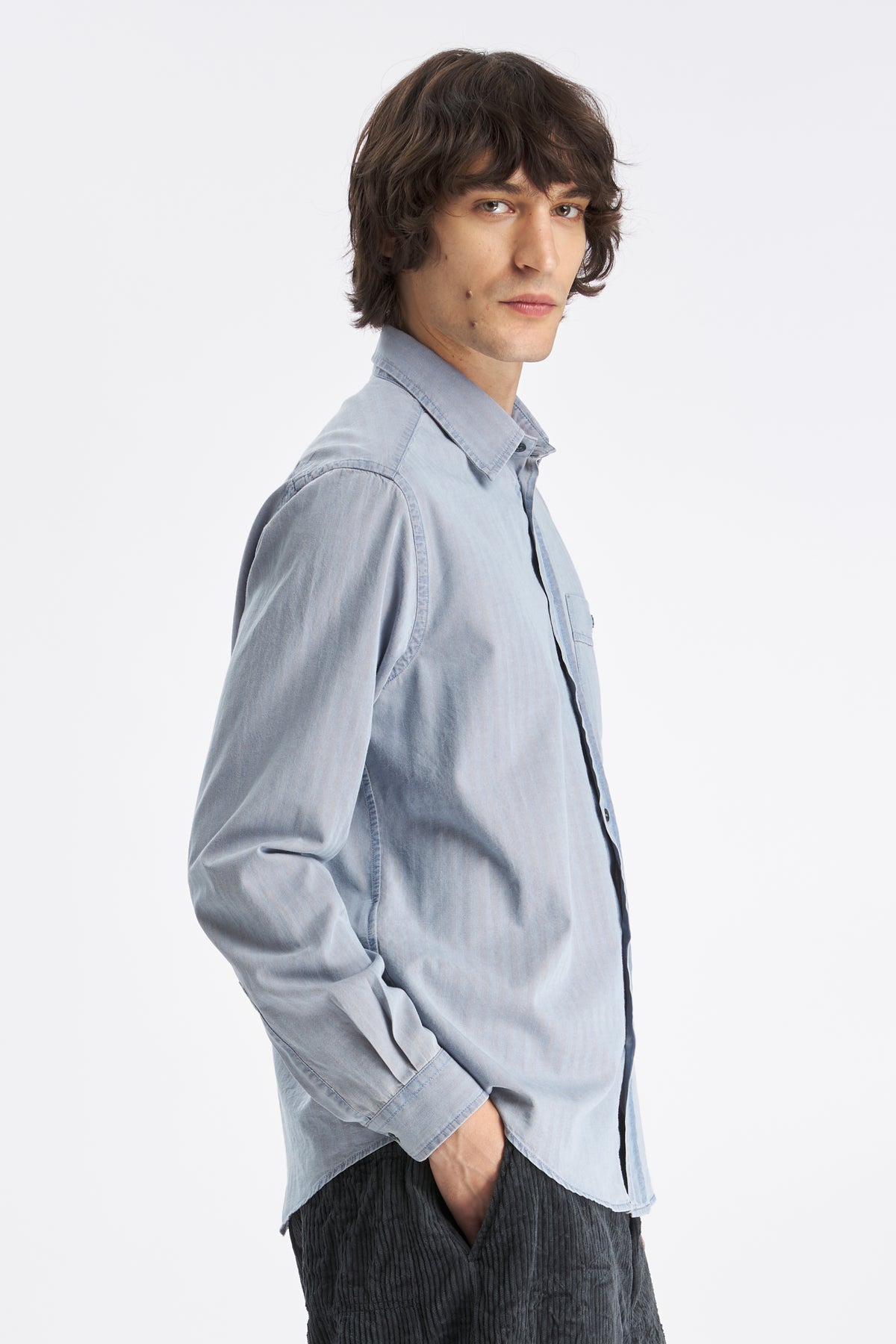 Camicia Faziol Desmo Cielo