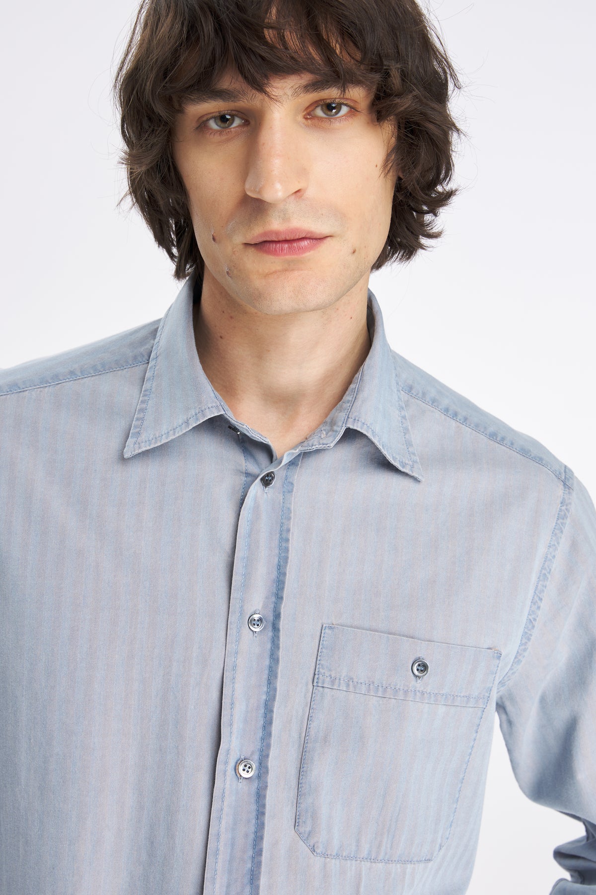Camicia Faziol Desmo Cielo