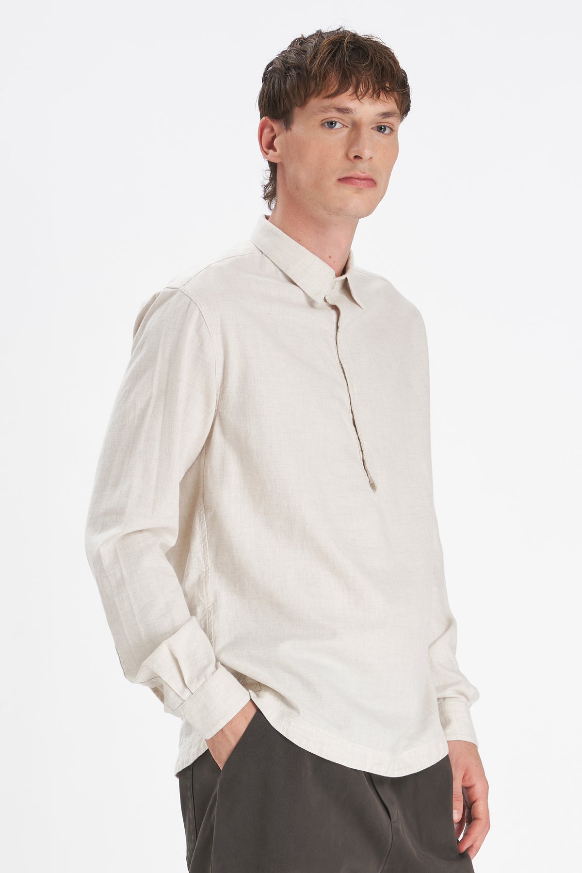Camicia Pavan S Vaj Ecrù