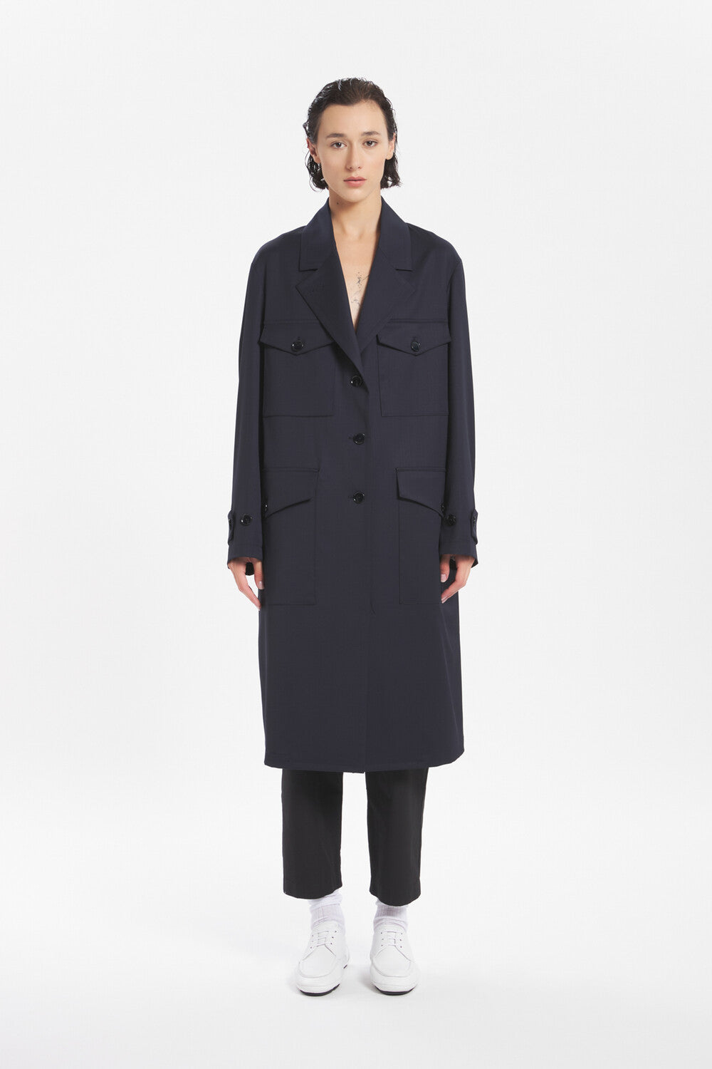 Coat Gregorio Novento Navy