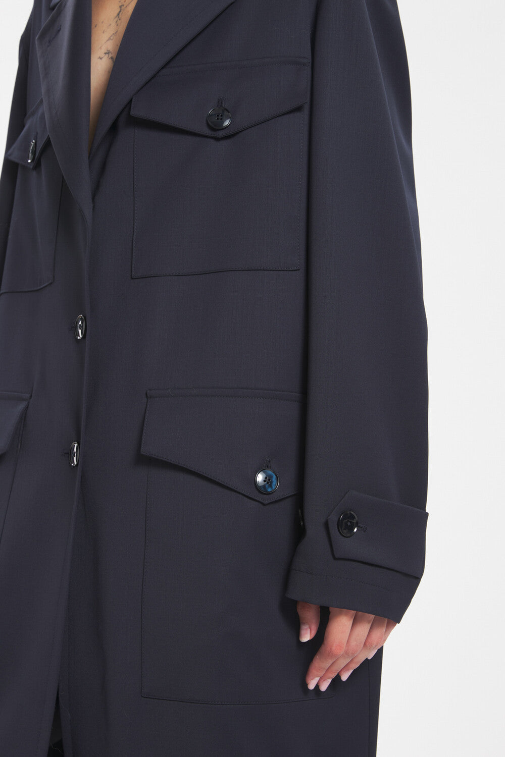 Coat Gregorio Novento Navy