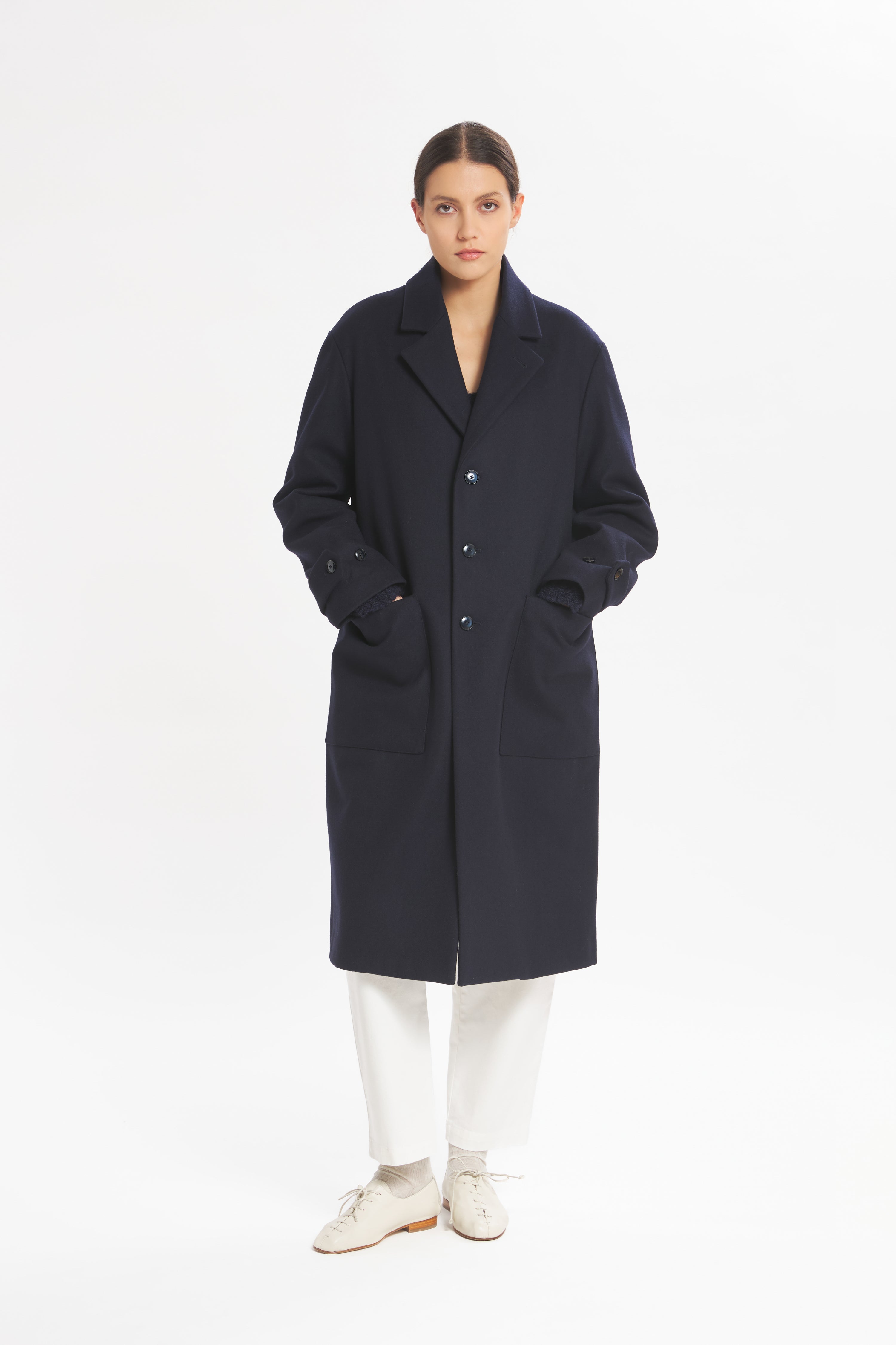 Cappotto Zane Caramal Navy