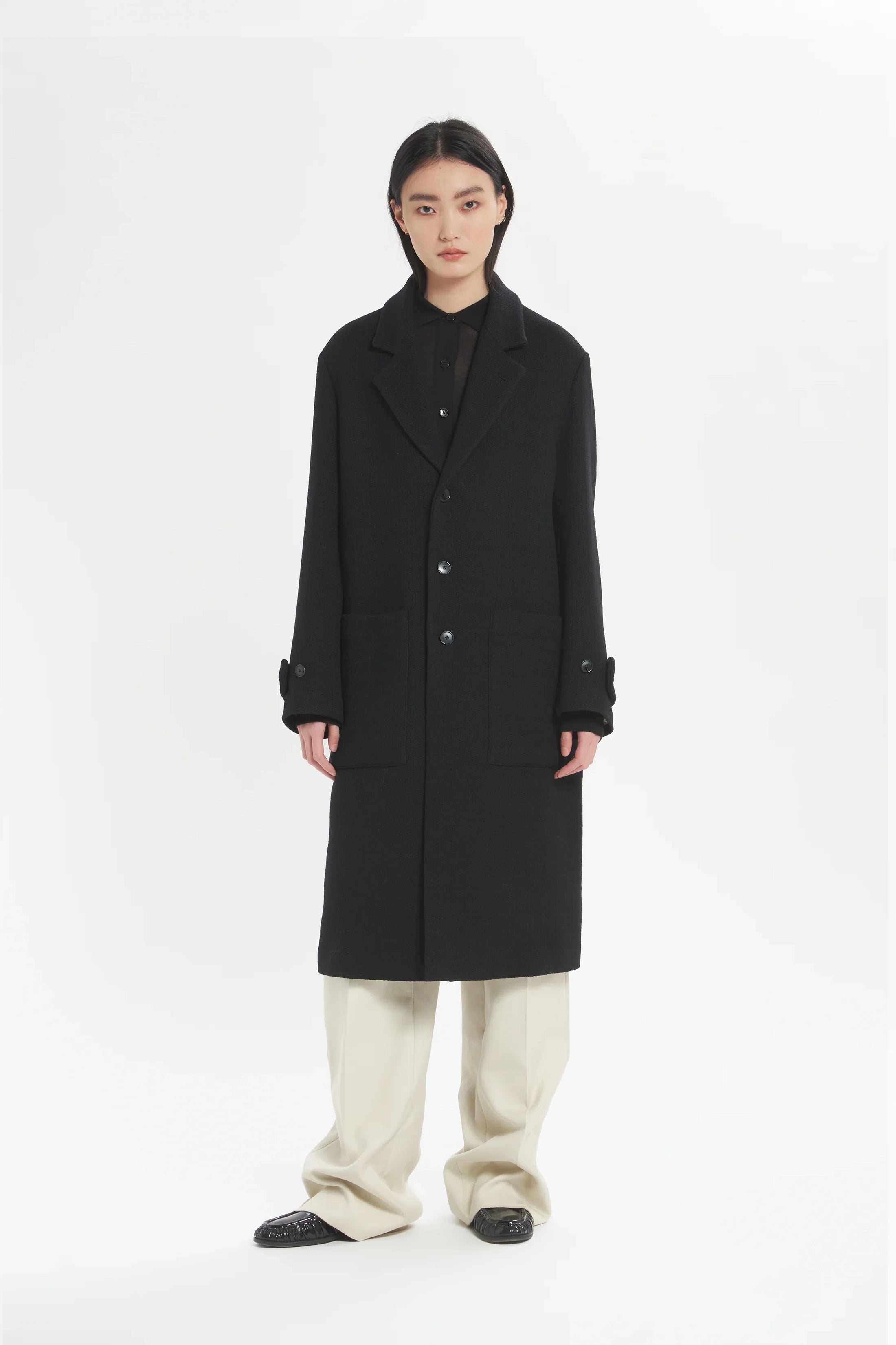 Coat Zane Verticale Nero