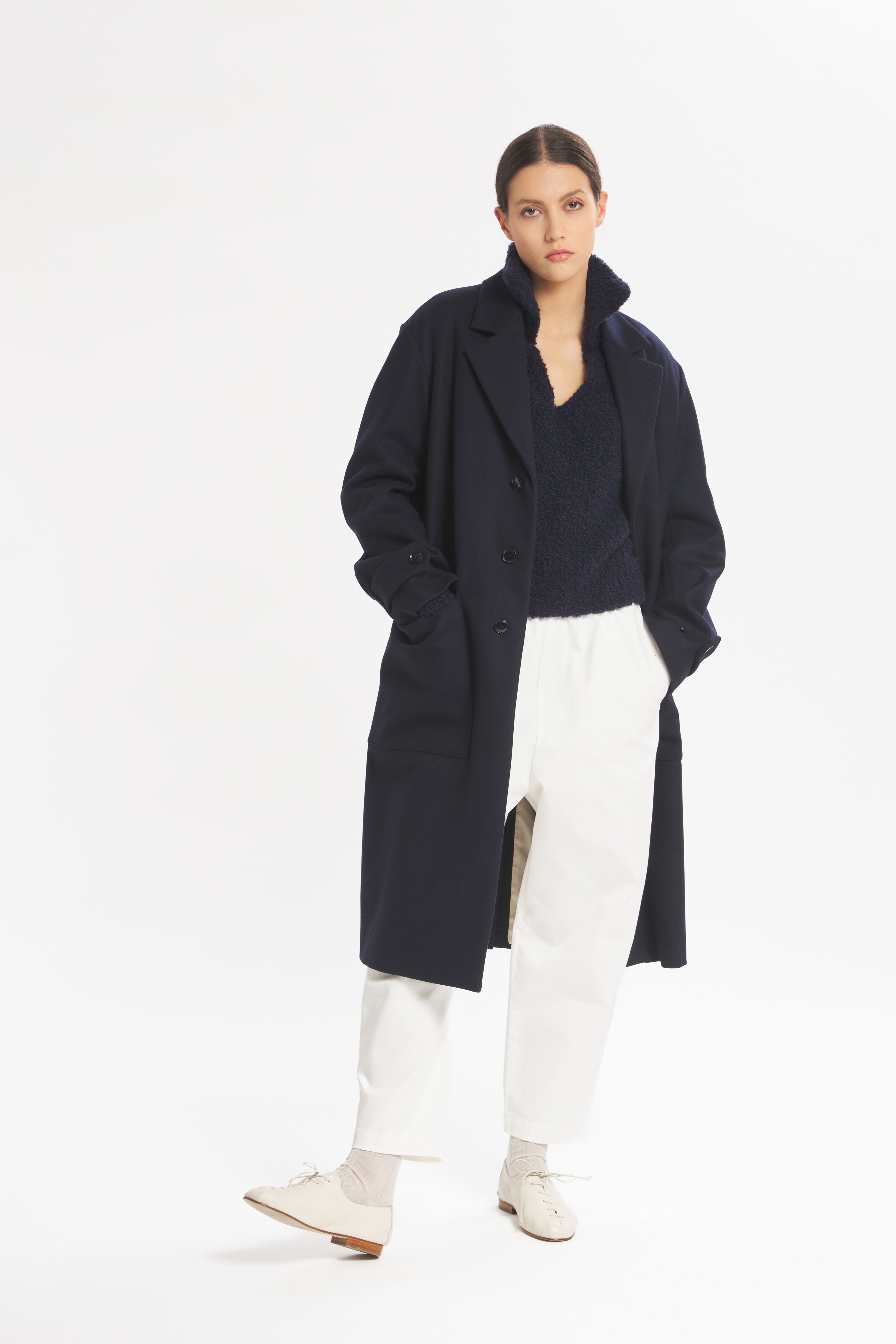 Cappotto Zane Caramal Navy
