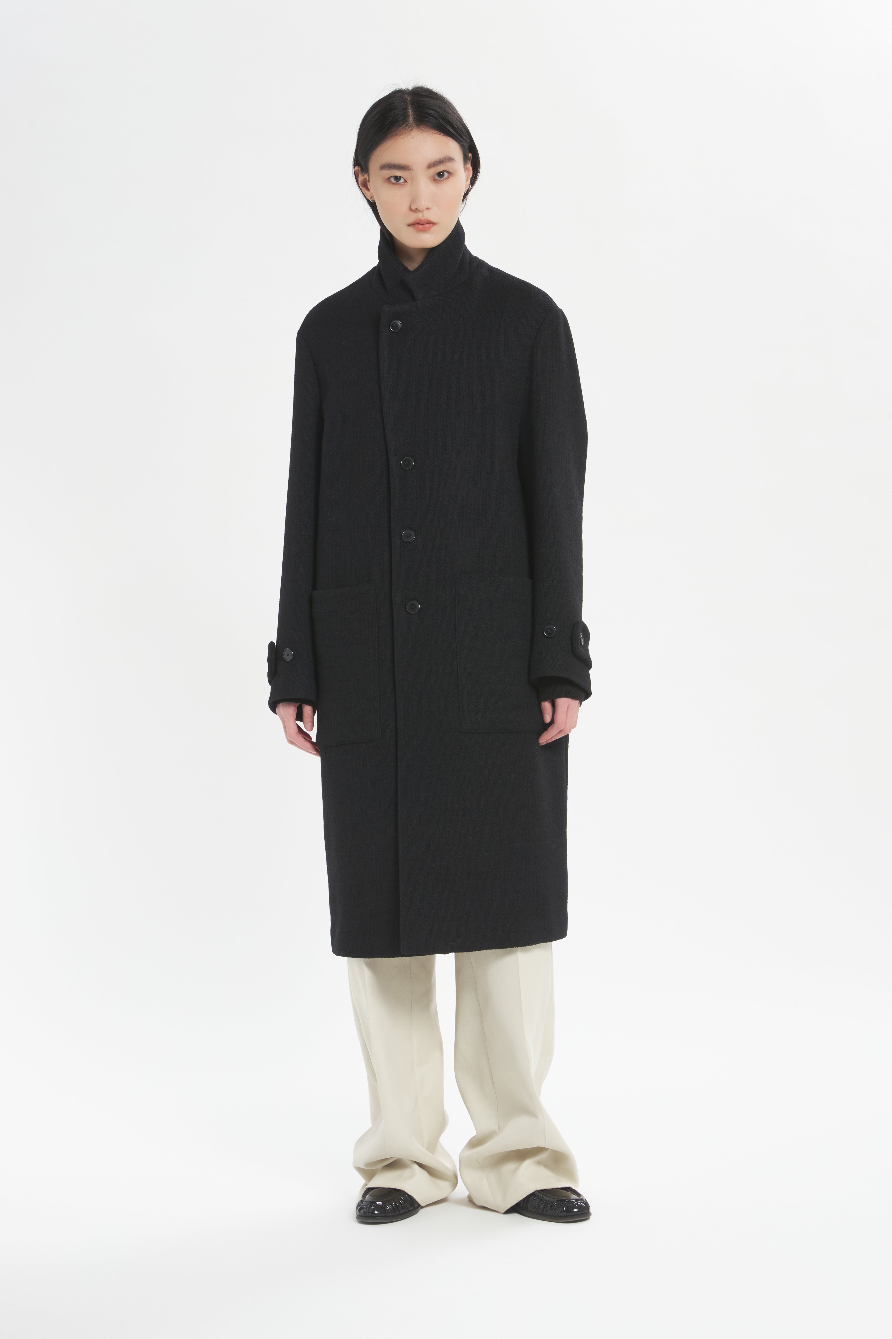 Coat Zane Verticale Nero