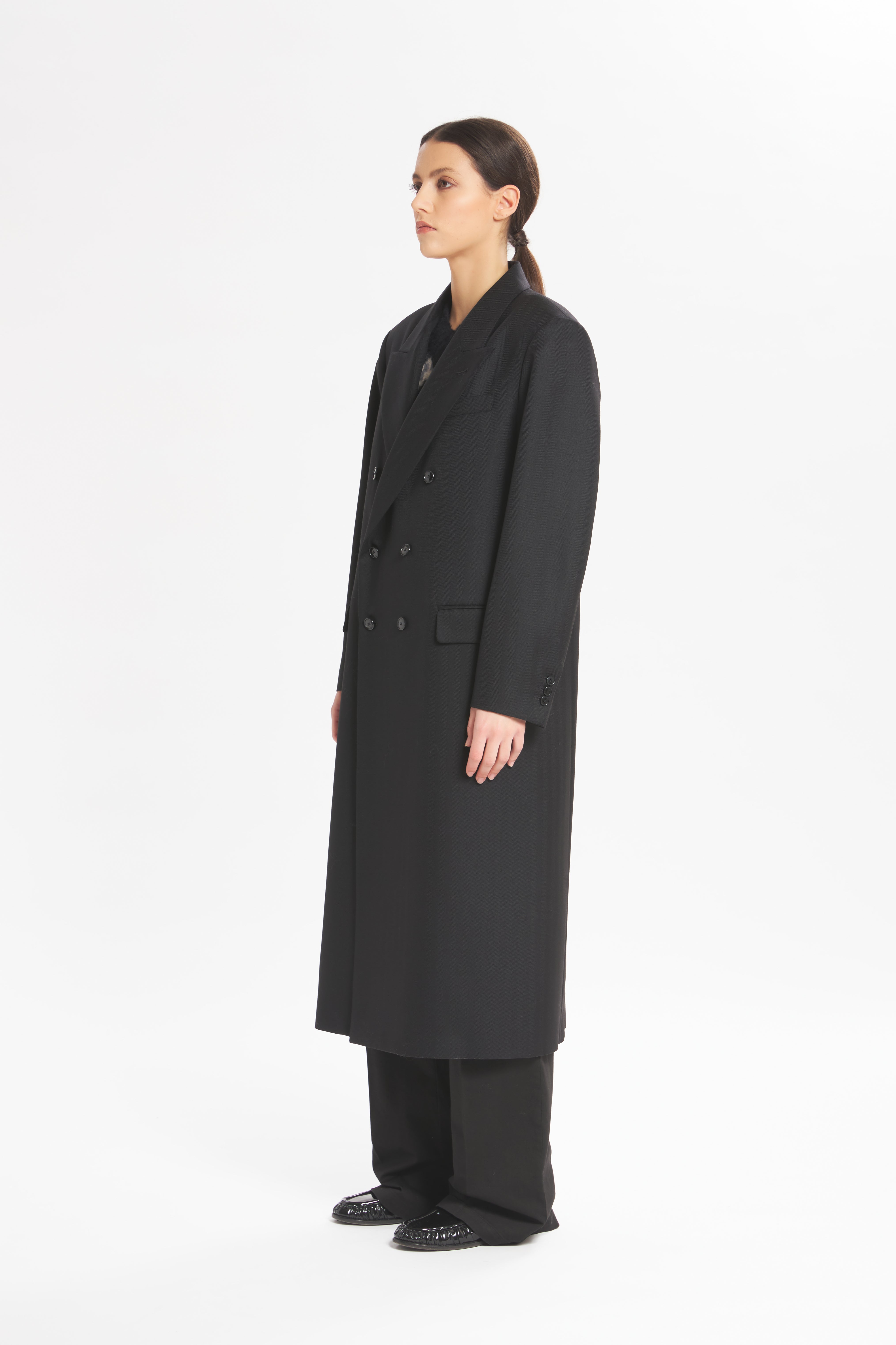 Coat Gianni Postion Nero