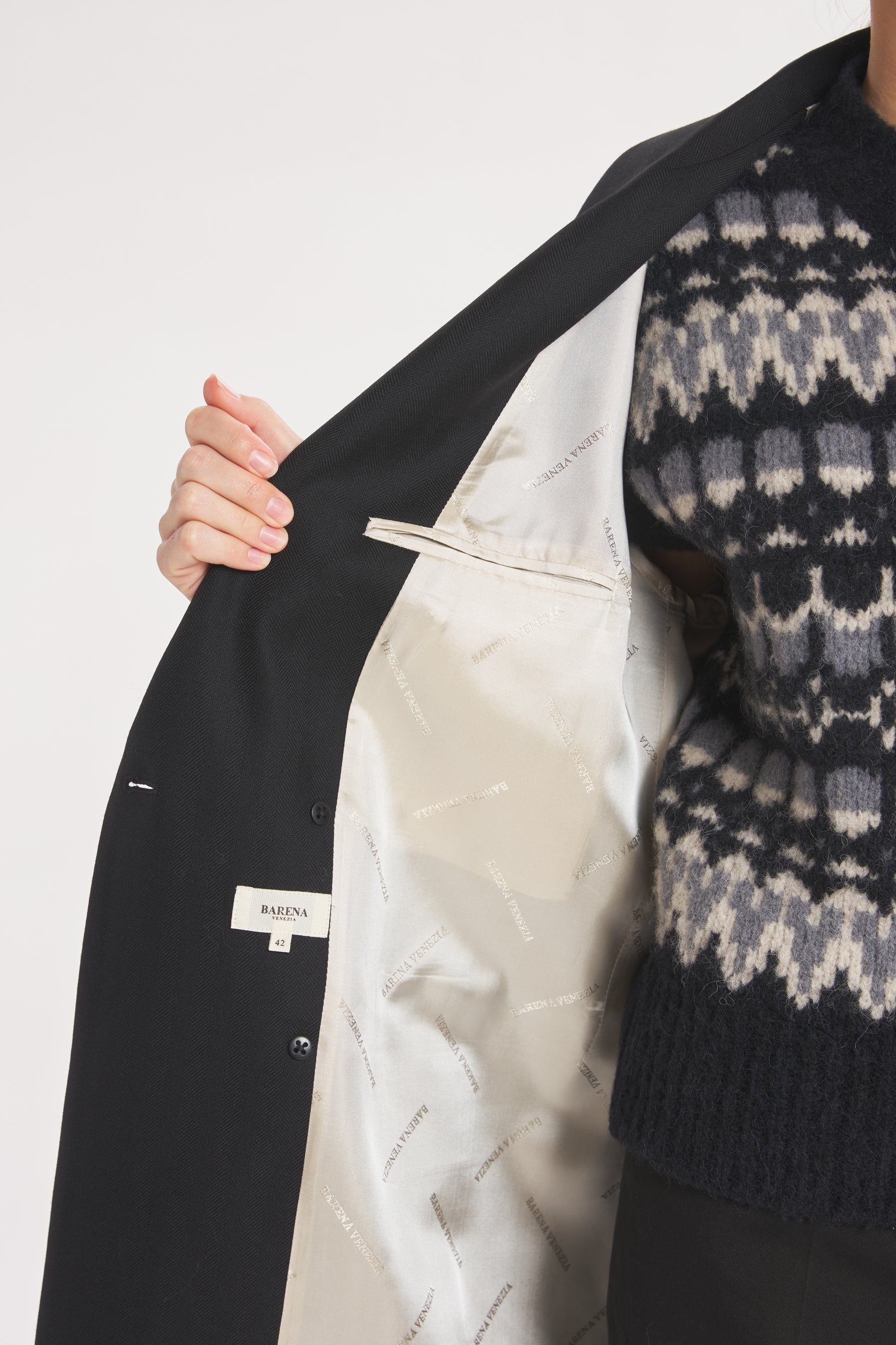 Coat Gianni Postion Nero