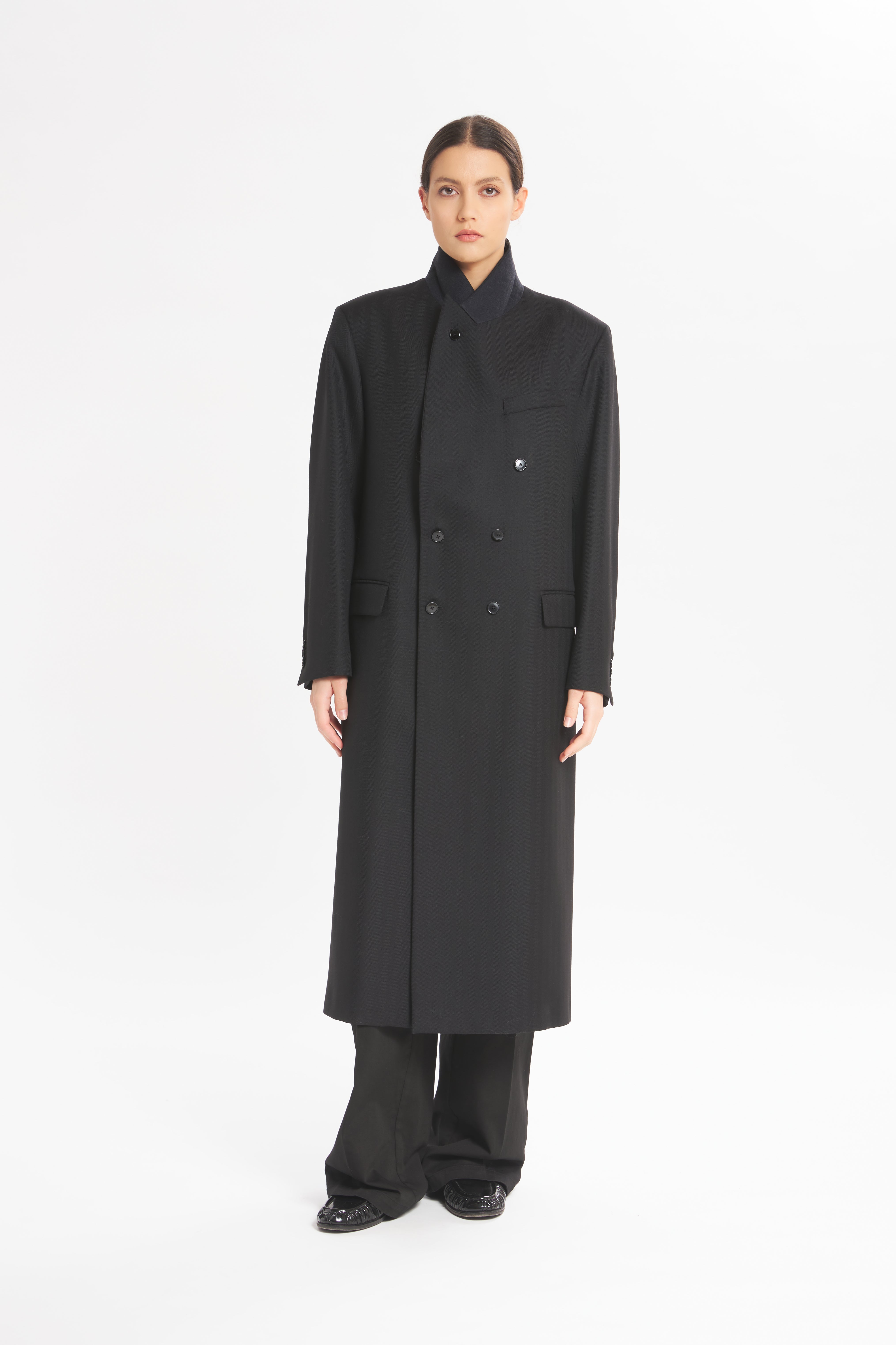 Coat Gianni Postion Nero