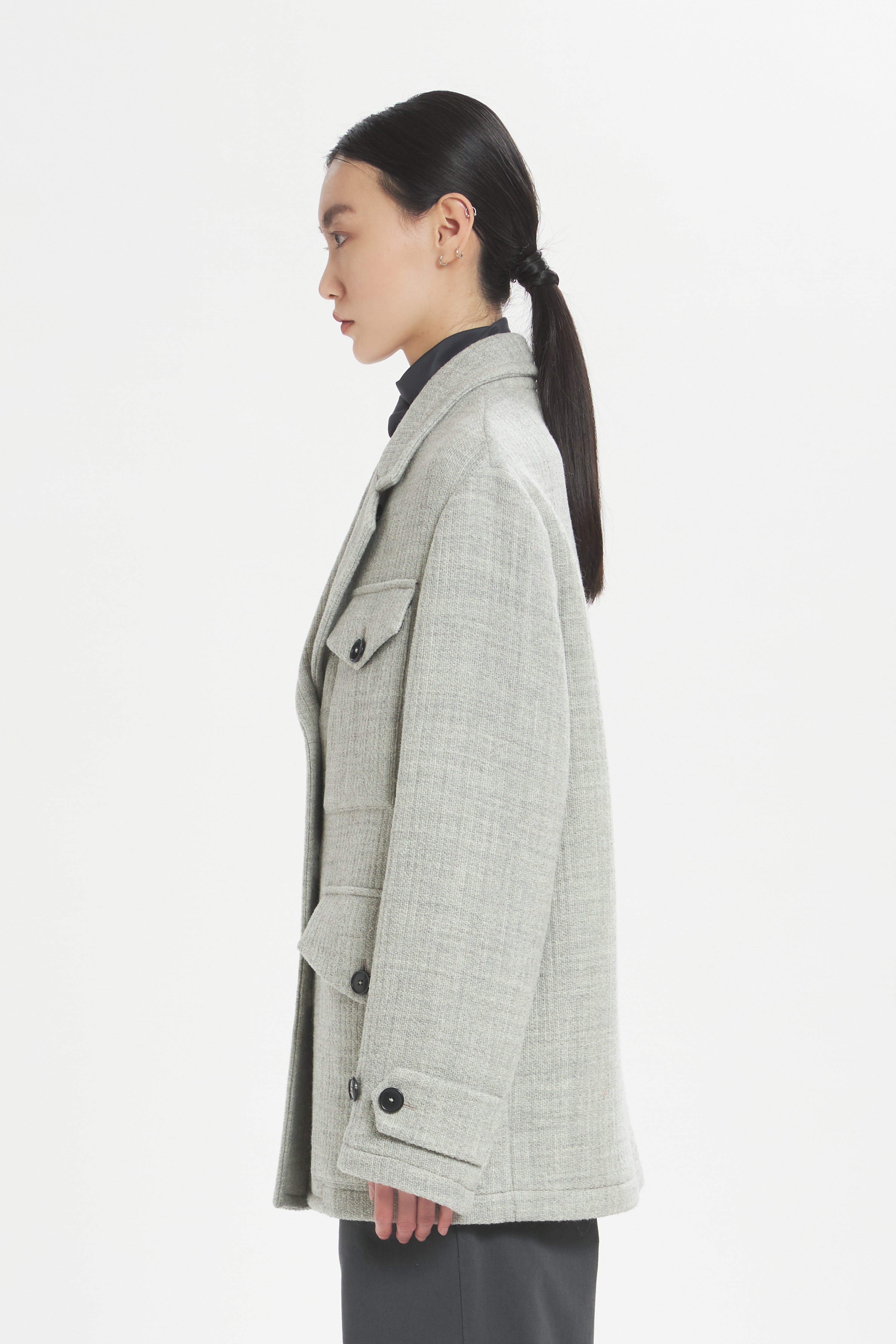 Coat Dante Verticale Grigio