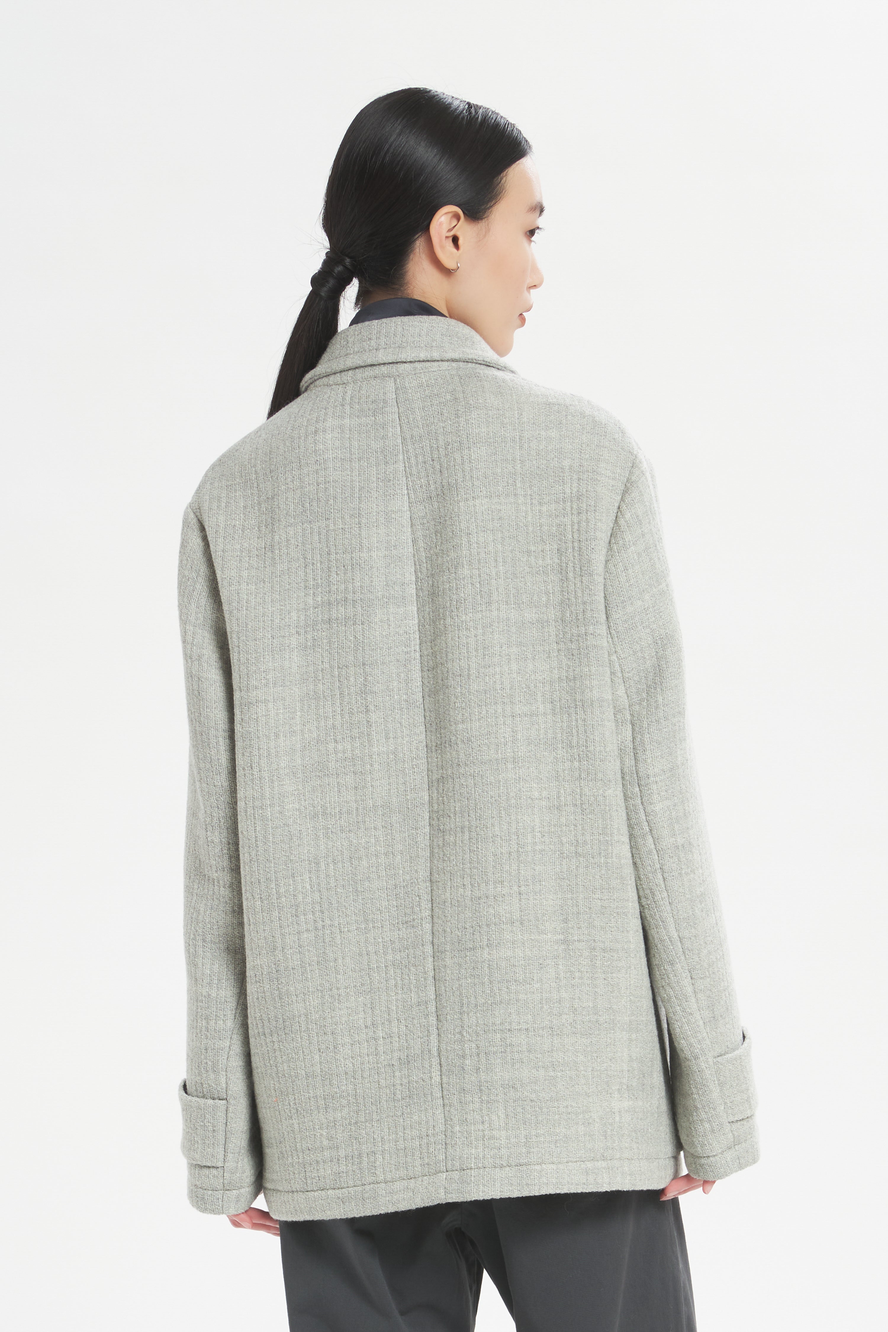 Coat Dante Verticale Grigio