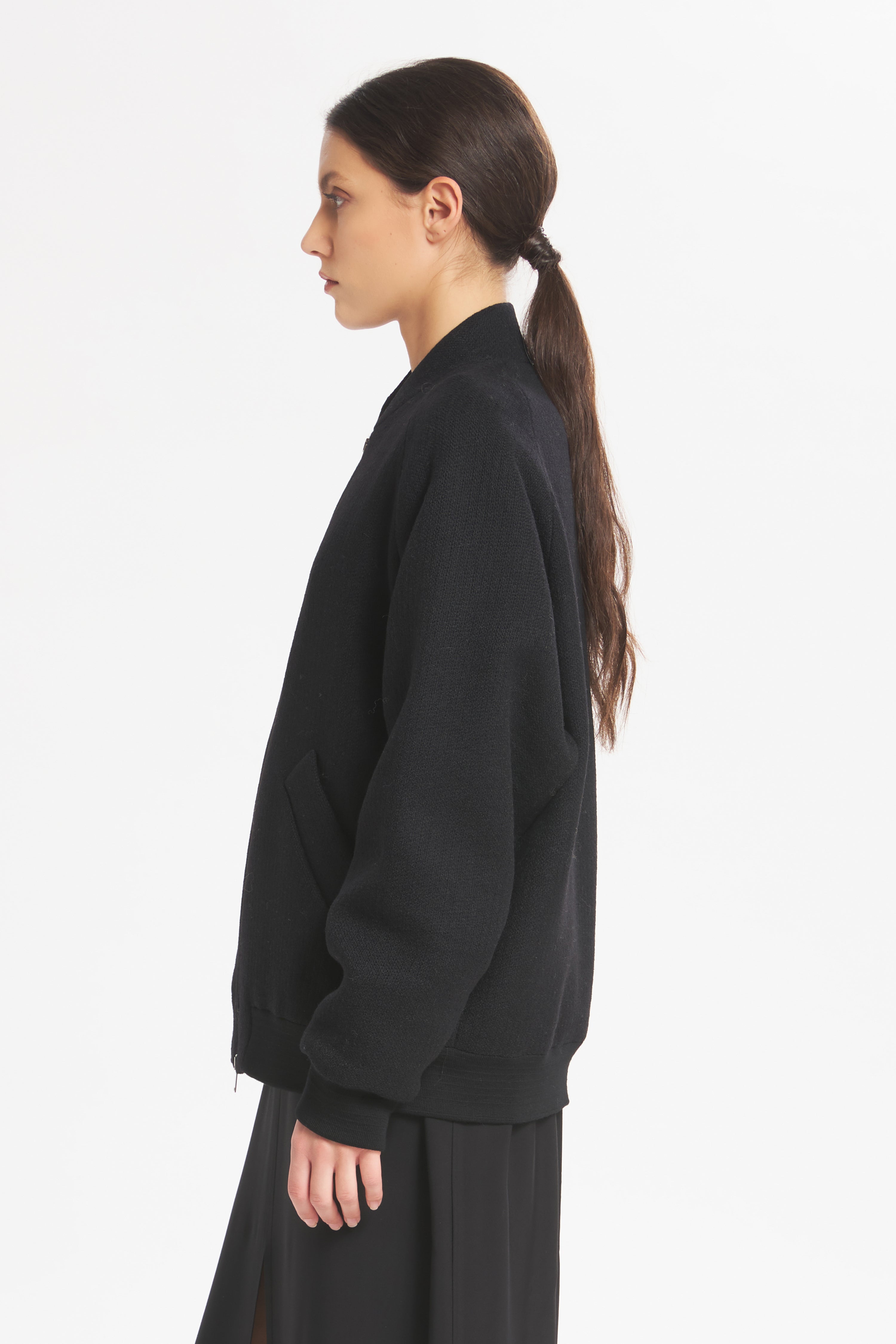 Coat Gerda Verticale Nero