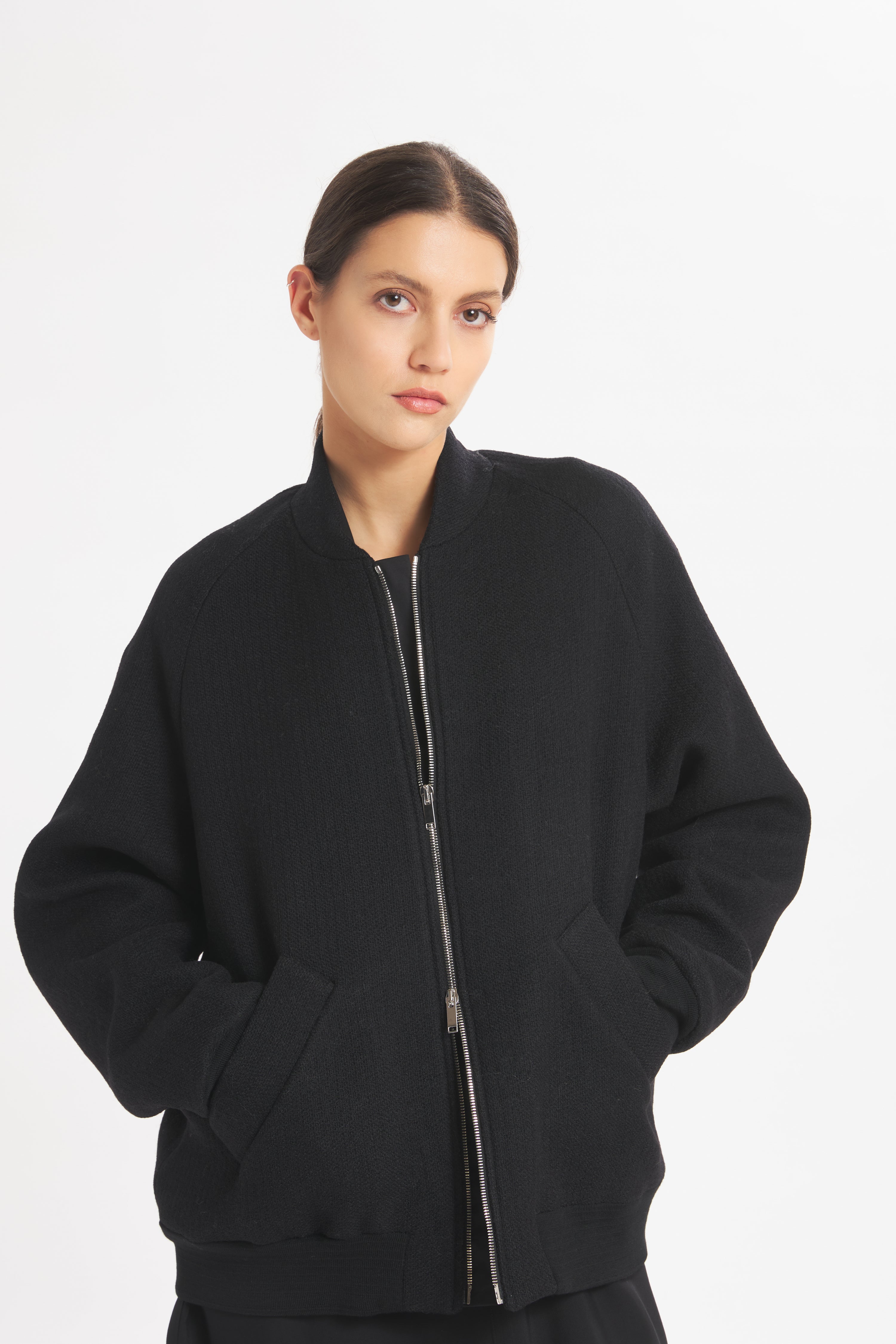 Coat Gerda Verticale Nero