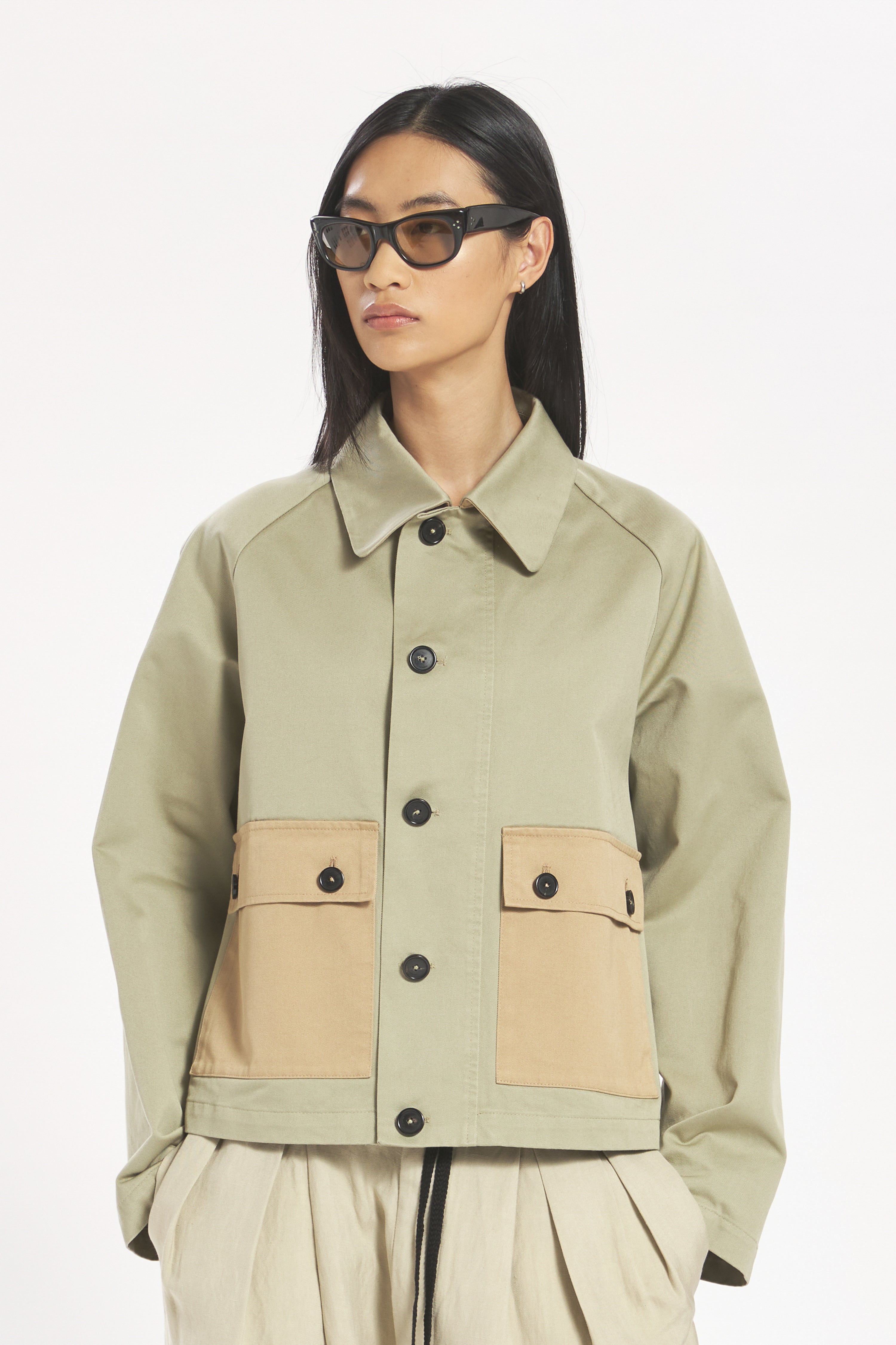 Coat Aria Varotto patchwork