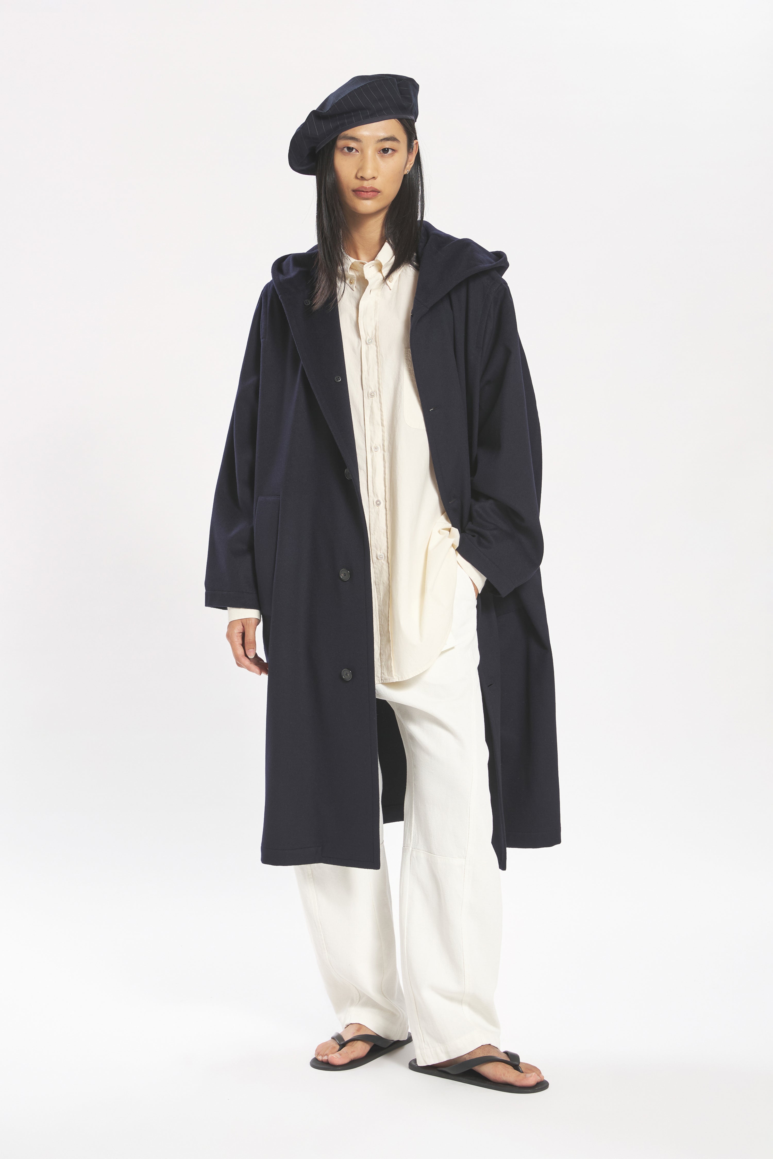 Coat Barnaba Cachemire Navy