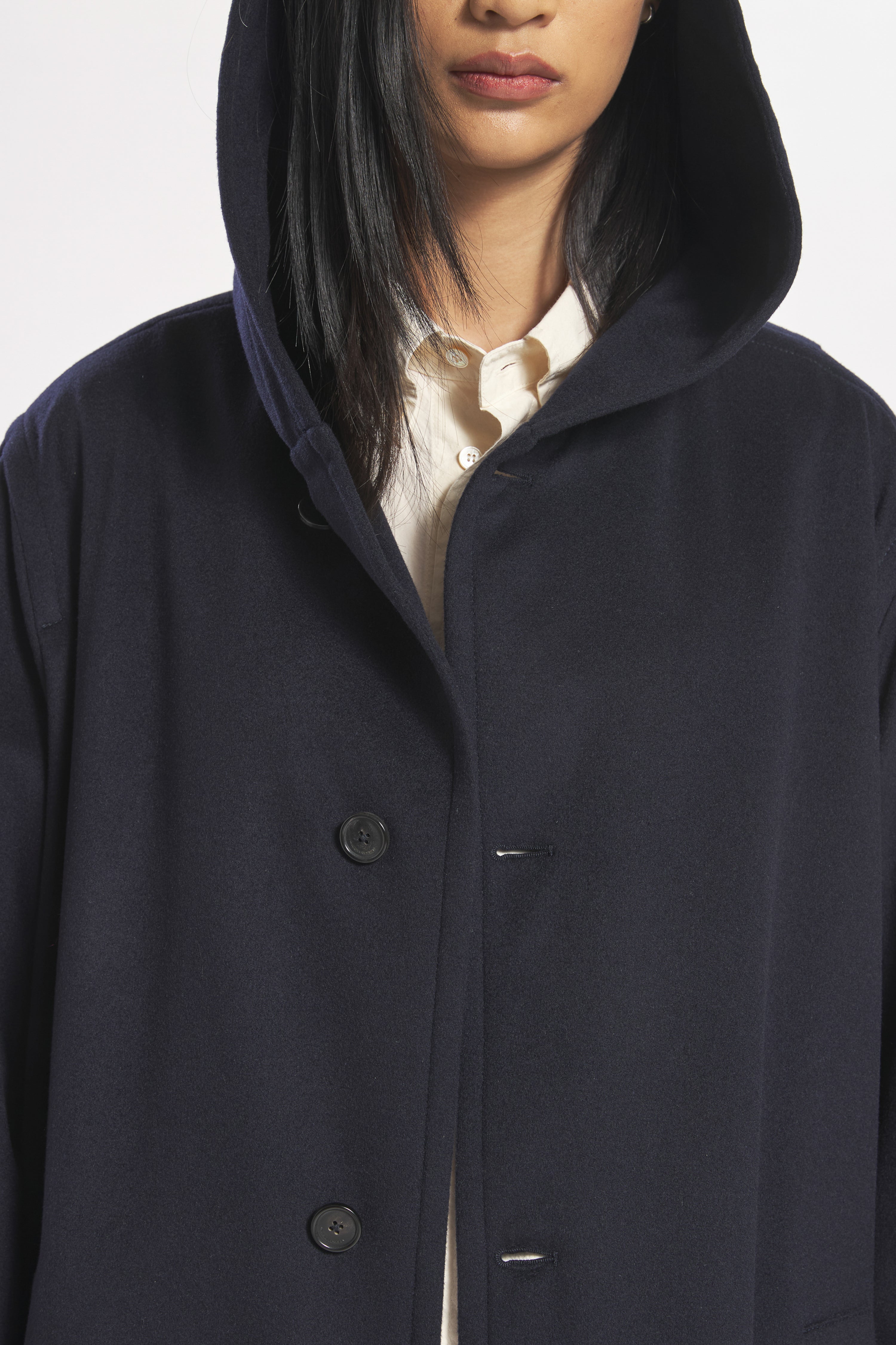 Coat Barnaba Cachemire Navy