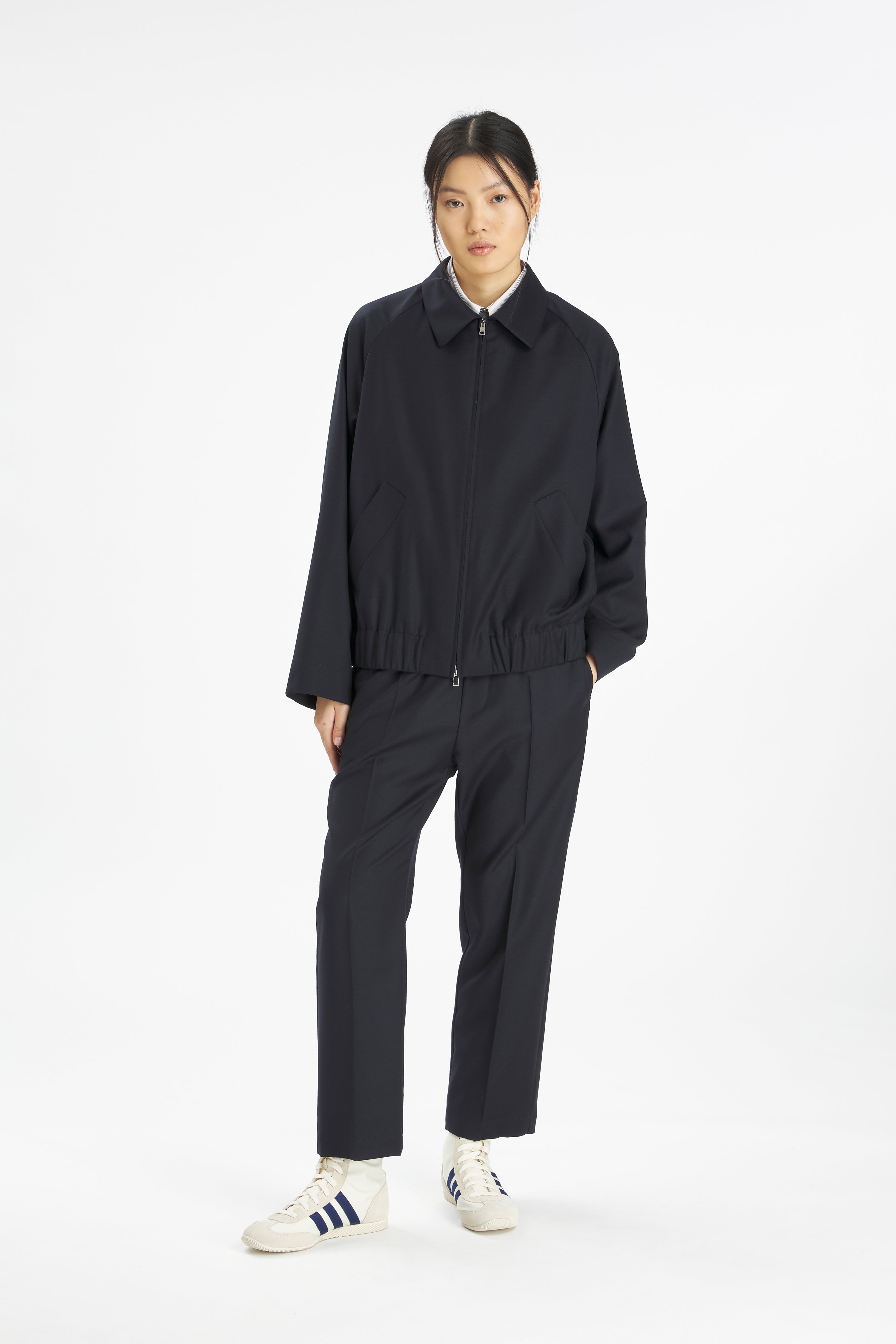Coat Giona Flan Navy