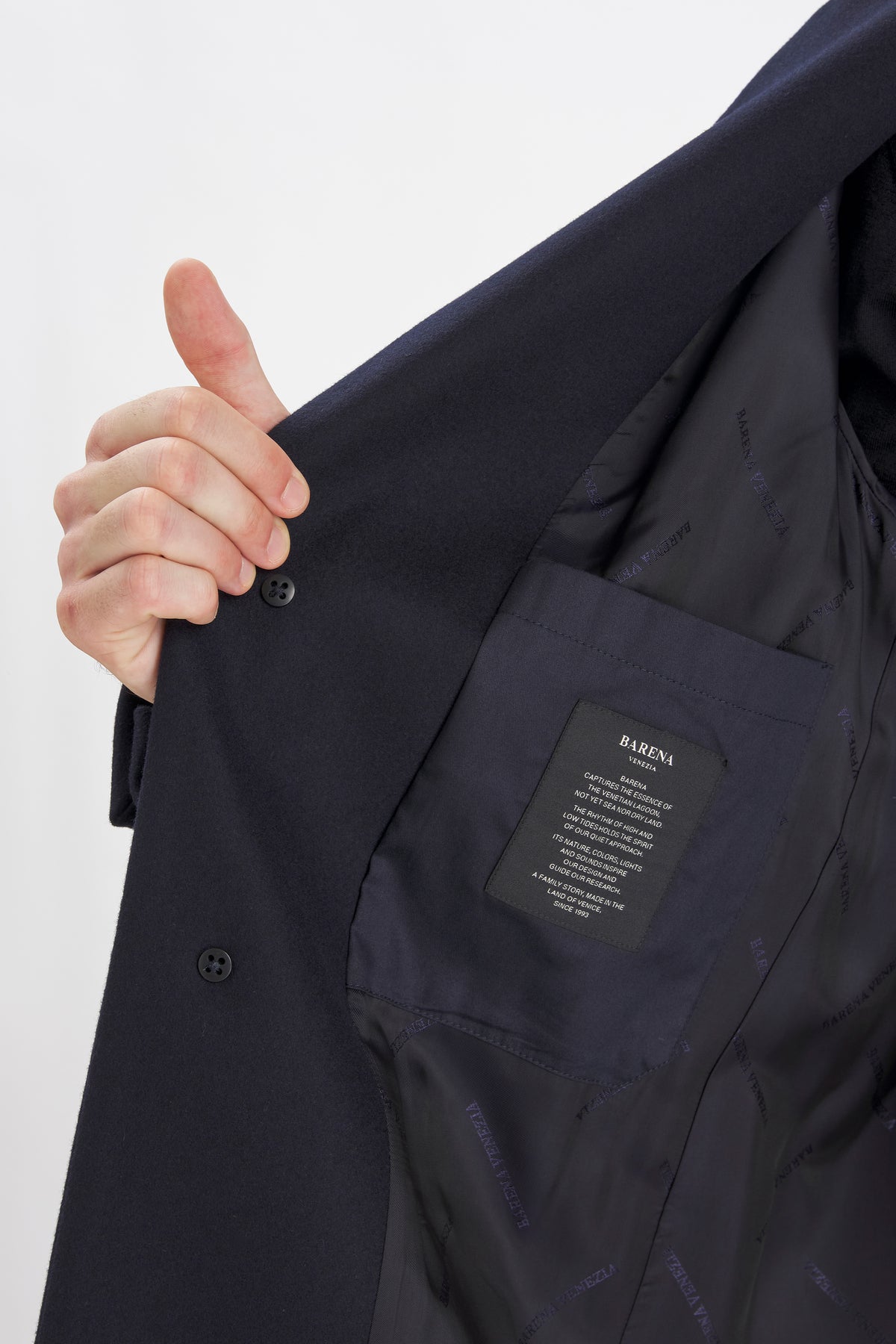 Coat Baron Caramal Navy