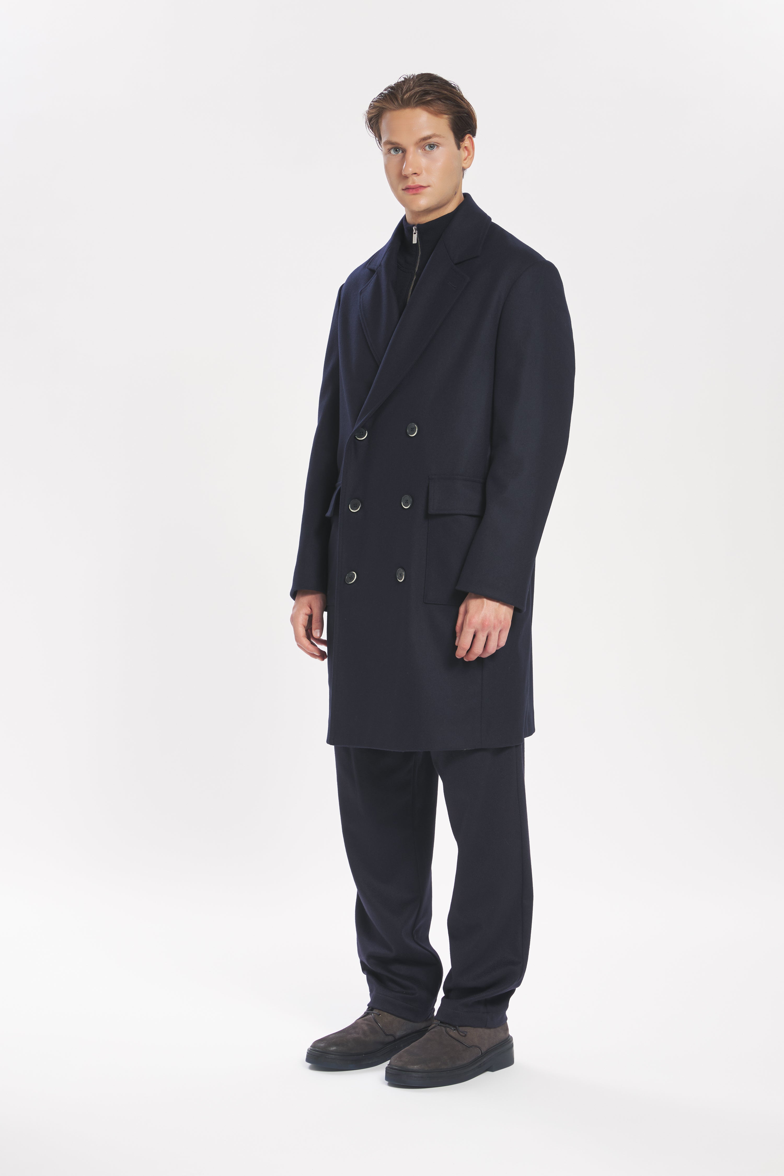 Coat Gazabin Caramal Navy