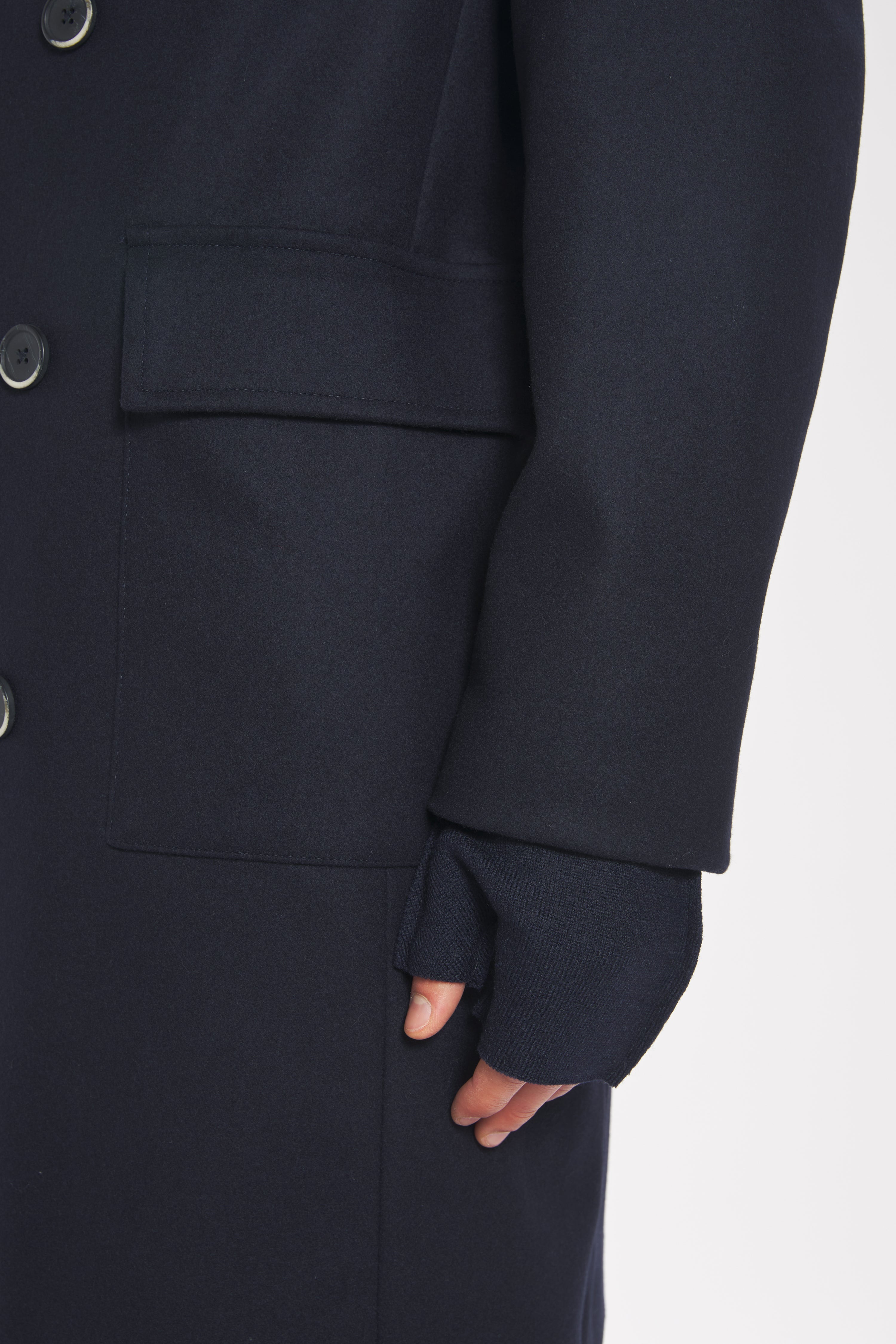 Coat Gazabin Caramal Navy