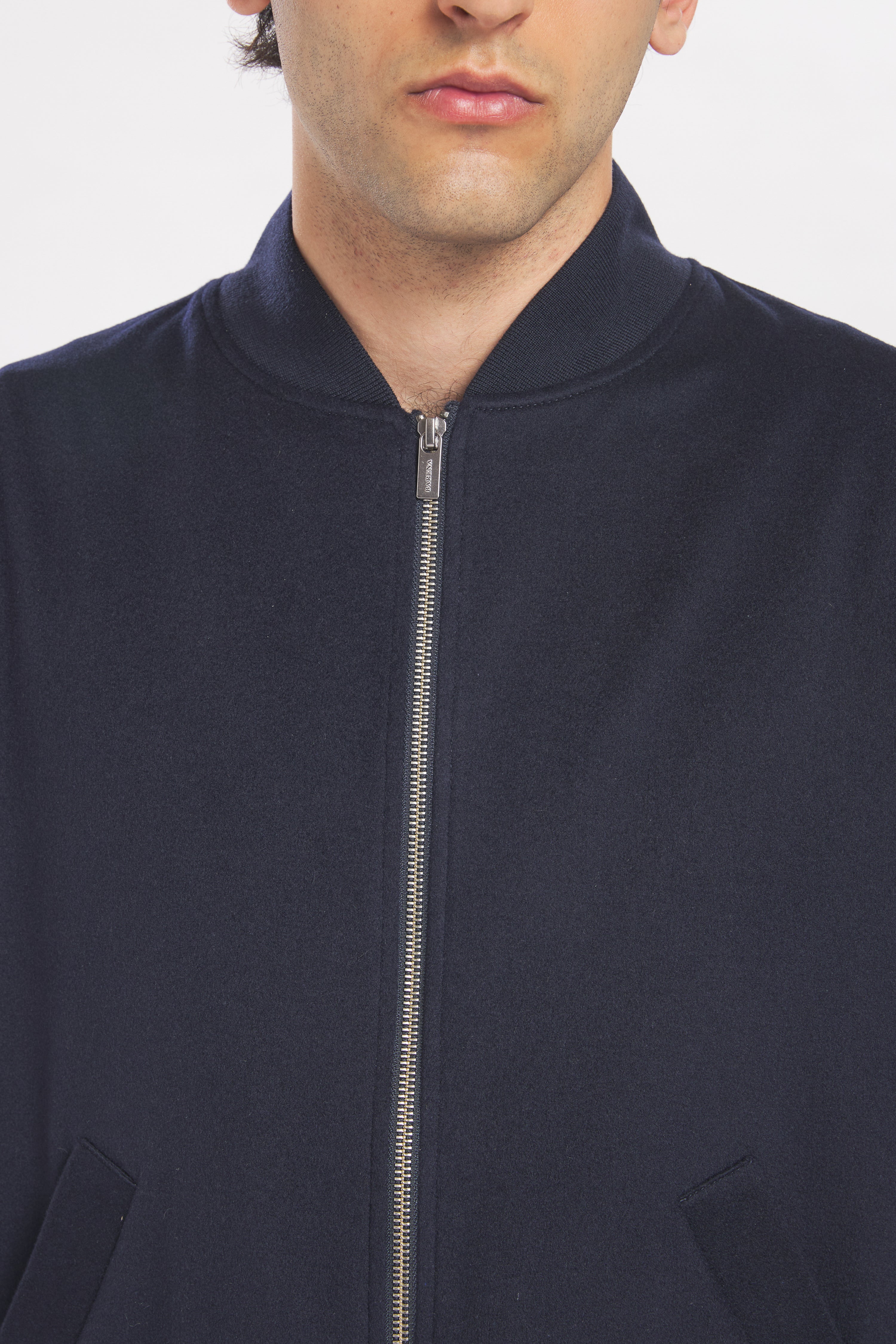 Blouson Gabier Cachemire Navy