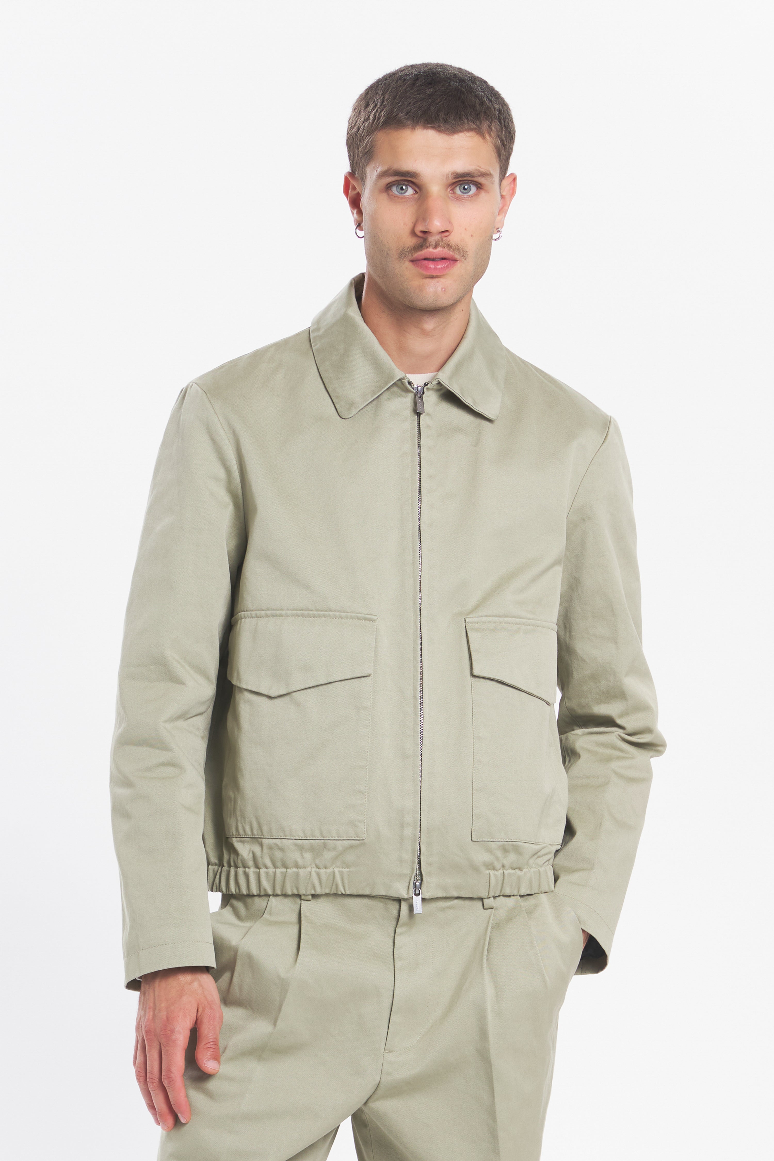 Coat Magan Varotto Salvia