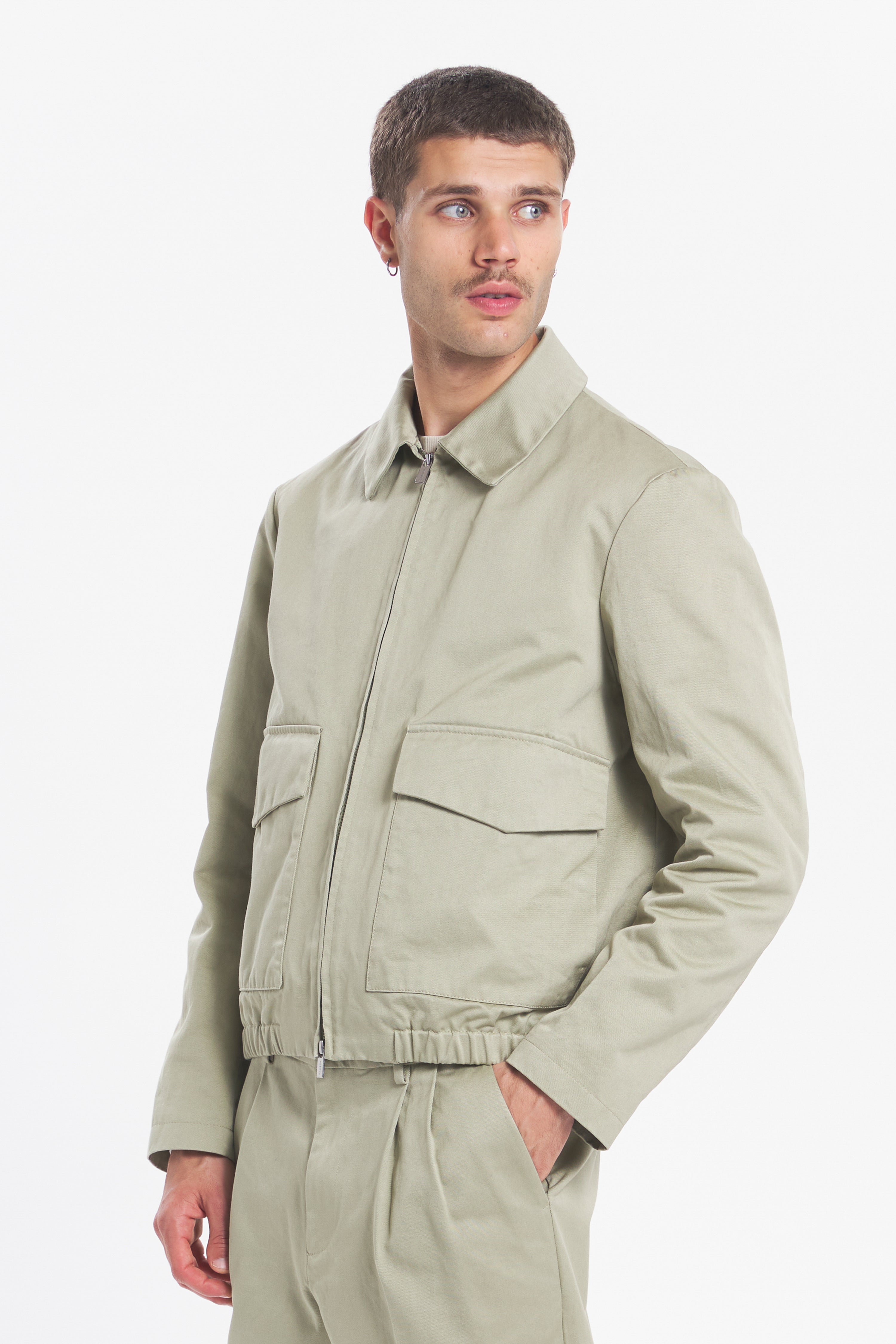 Coat Magan Varotto Salvia