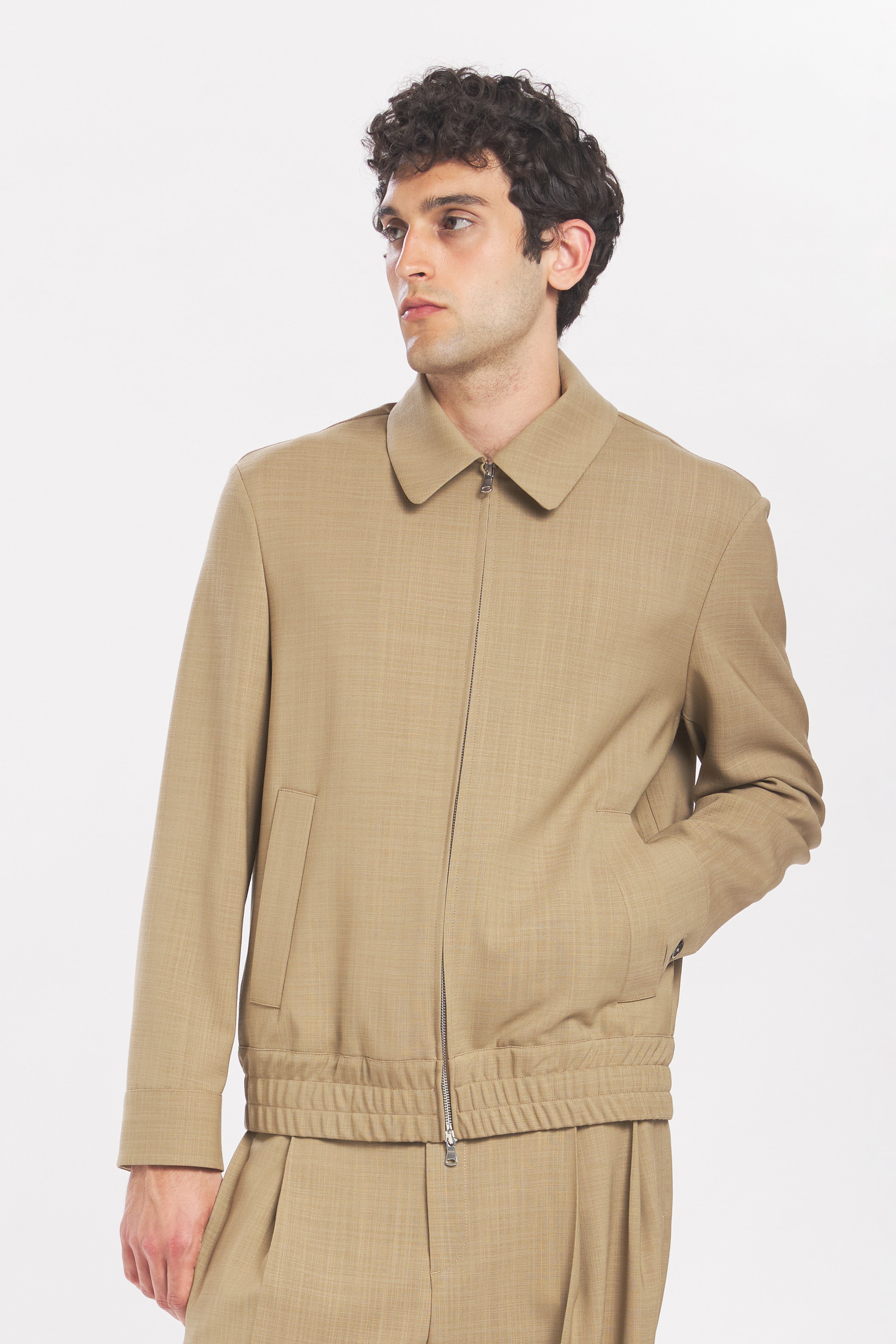 Coat Tibio Grana Khaki