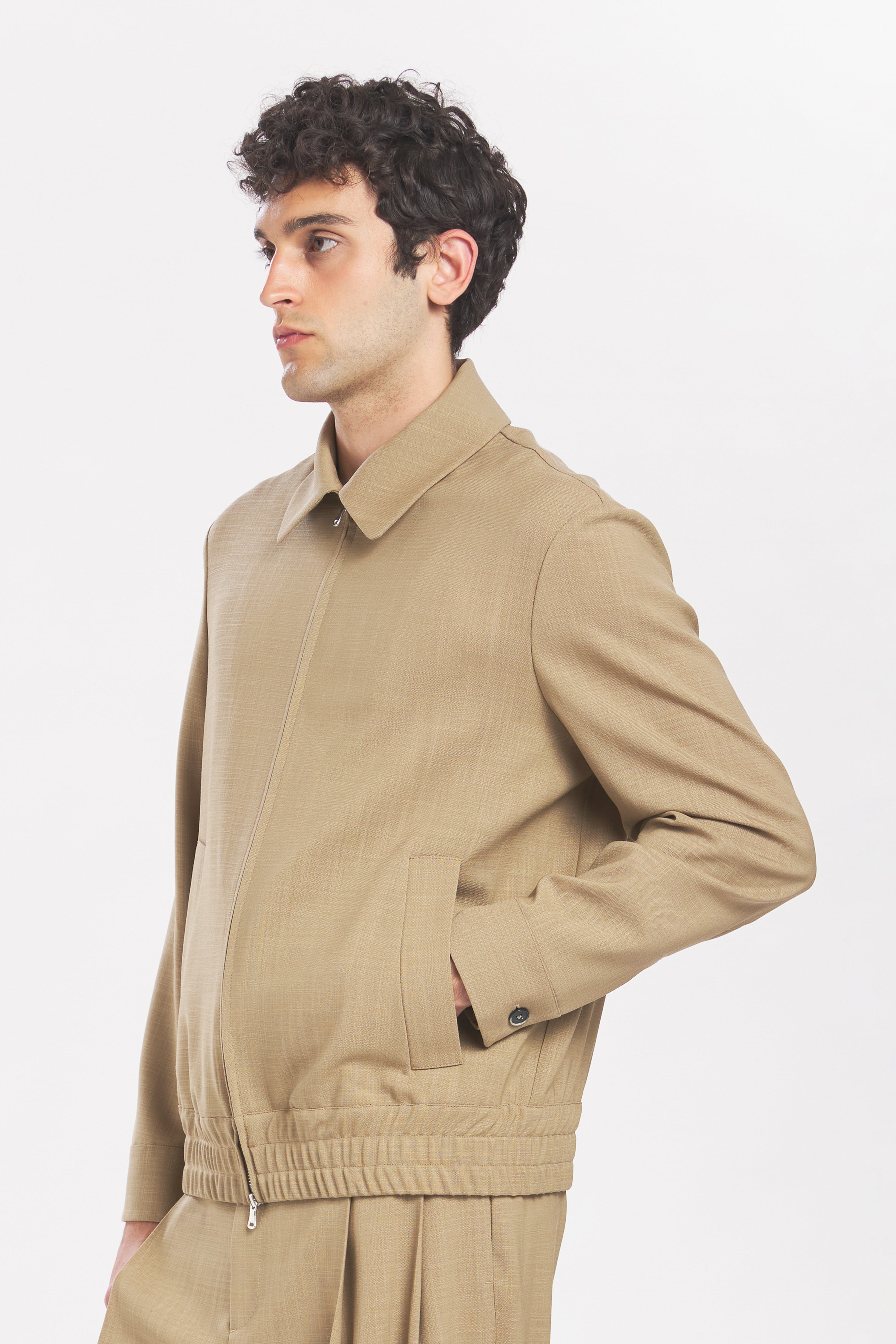 Coat Tibio Grana Khaki