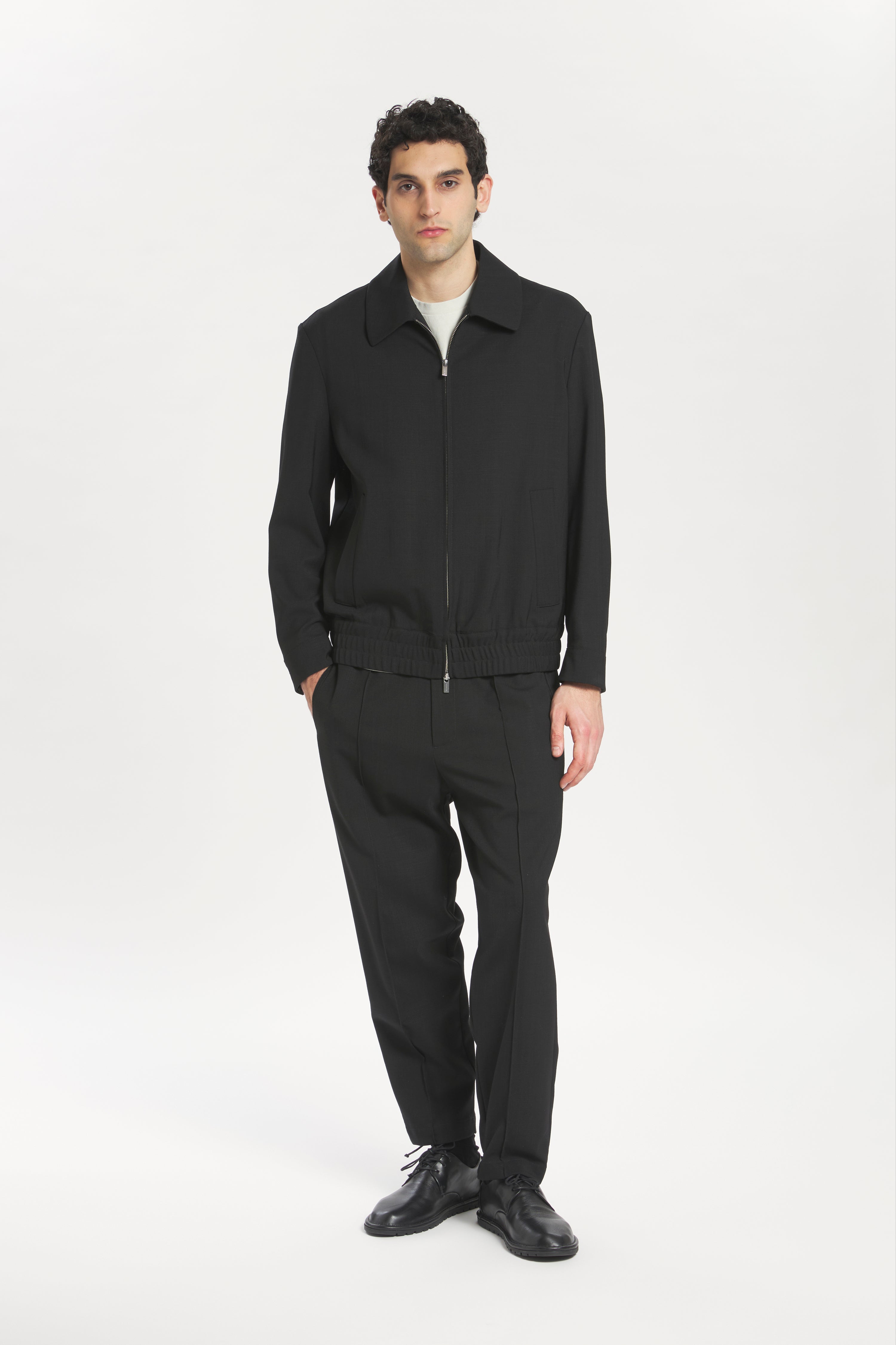 Bomber Tibio Grana Nero