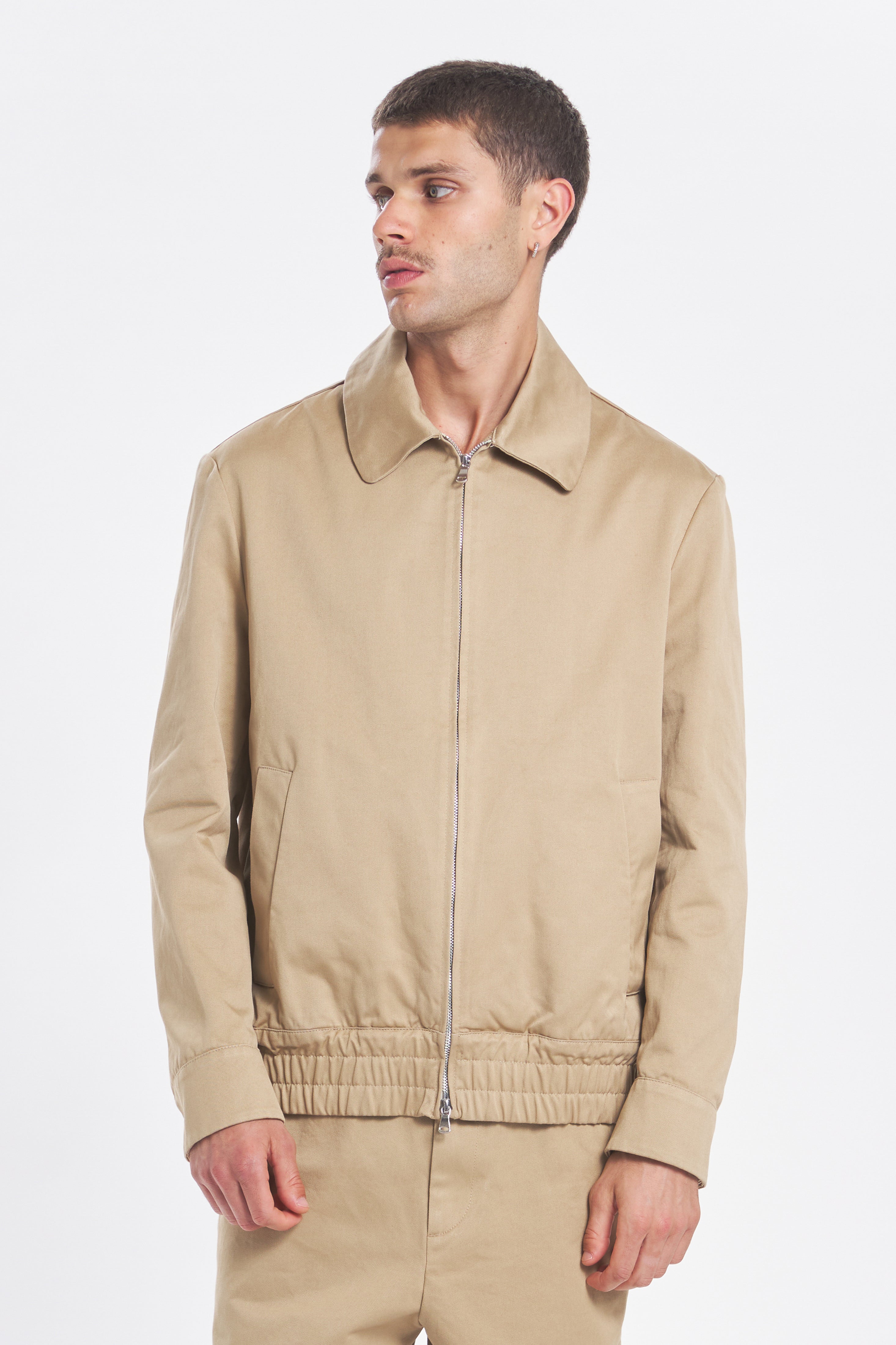 Coat Tibio Varotto Khaki