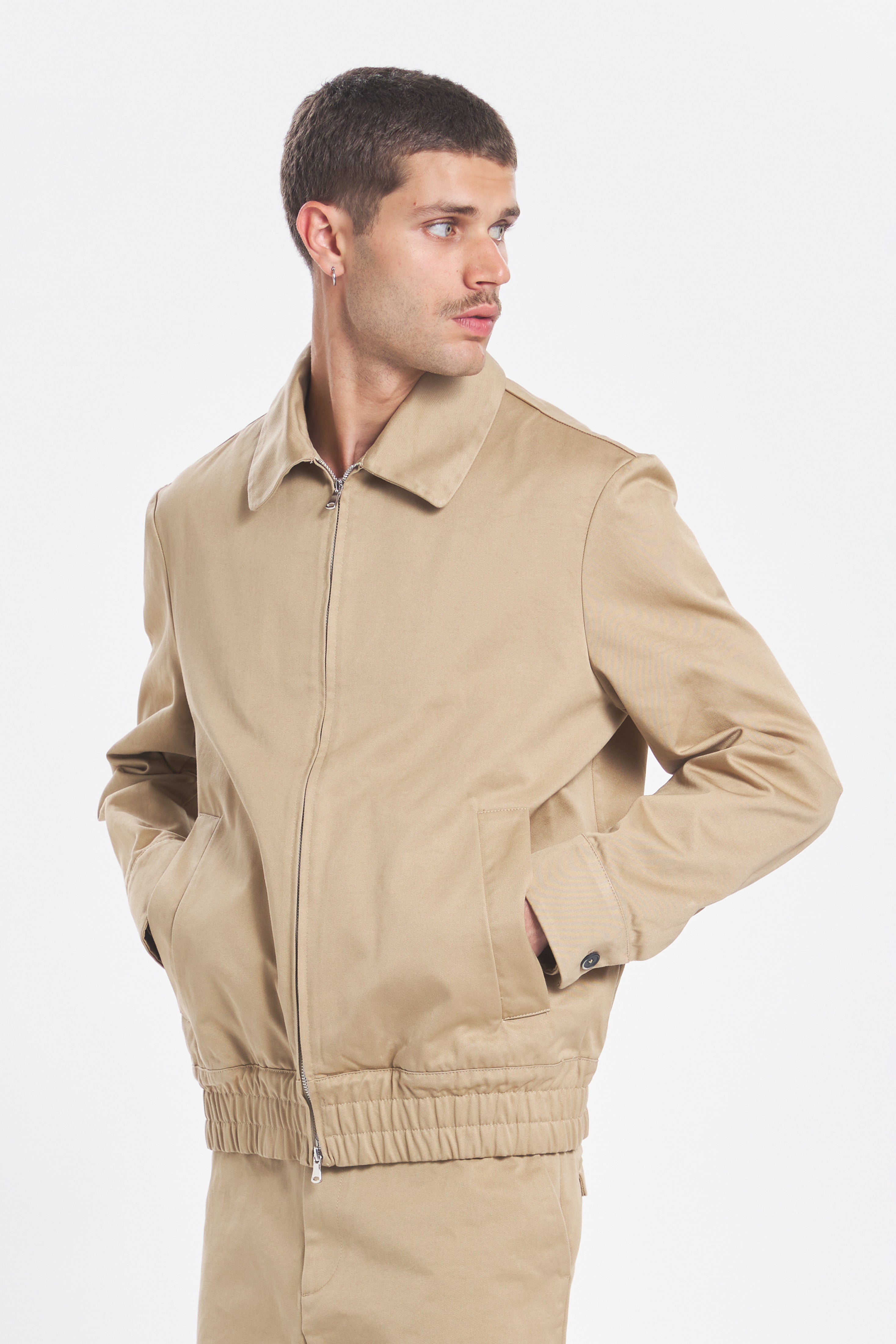 Coat Tibio Varotto Khaki