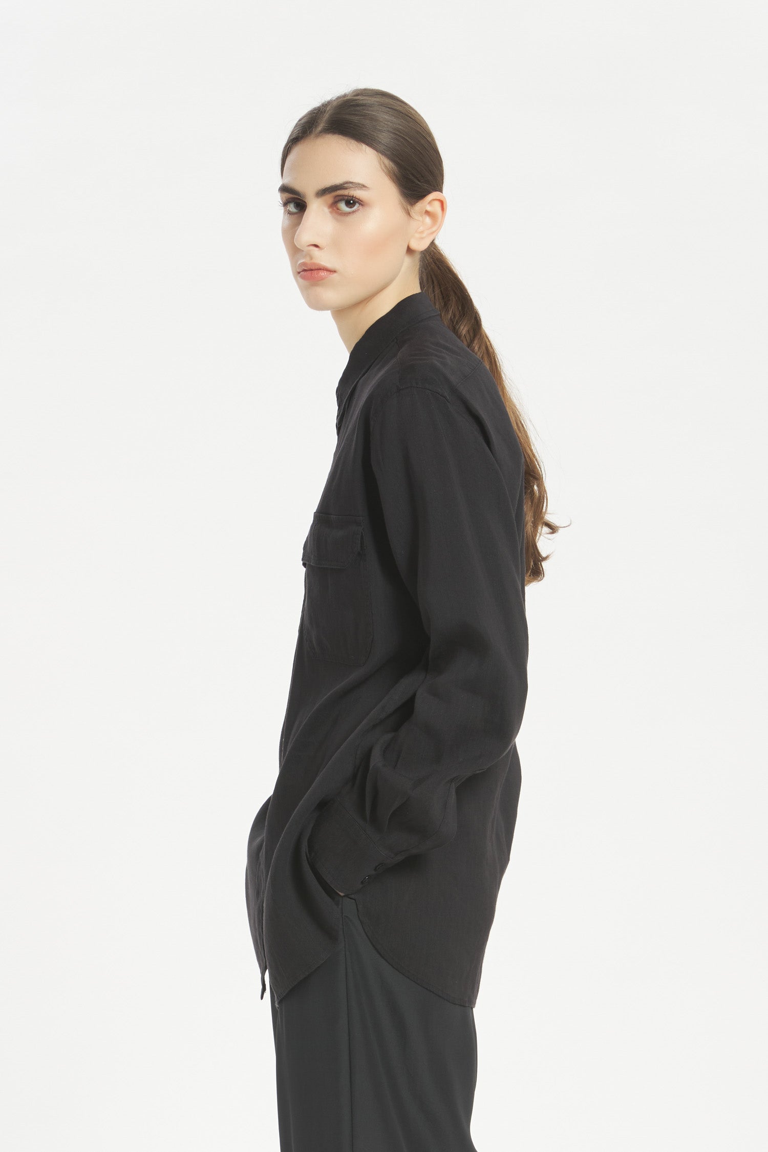 Shirt Meg Lezier Nero