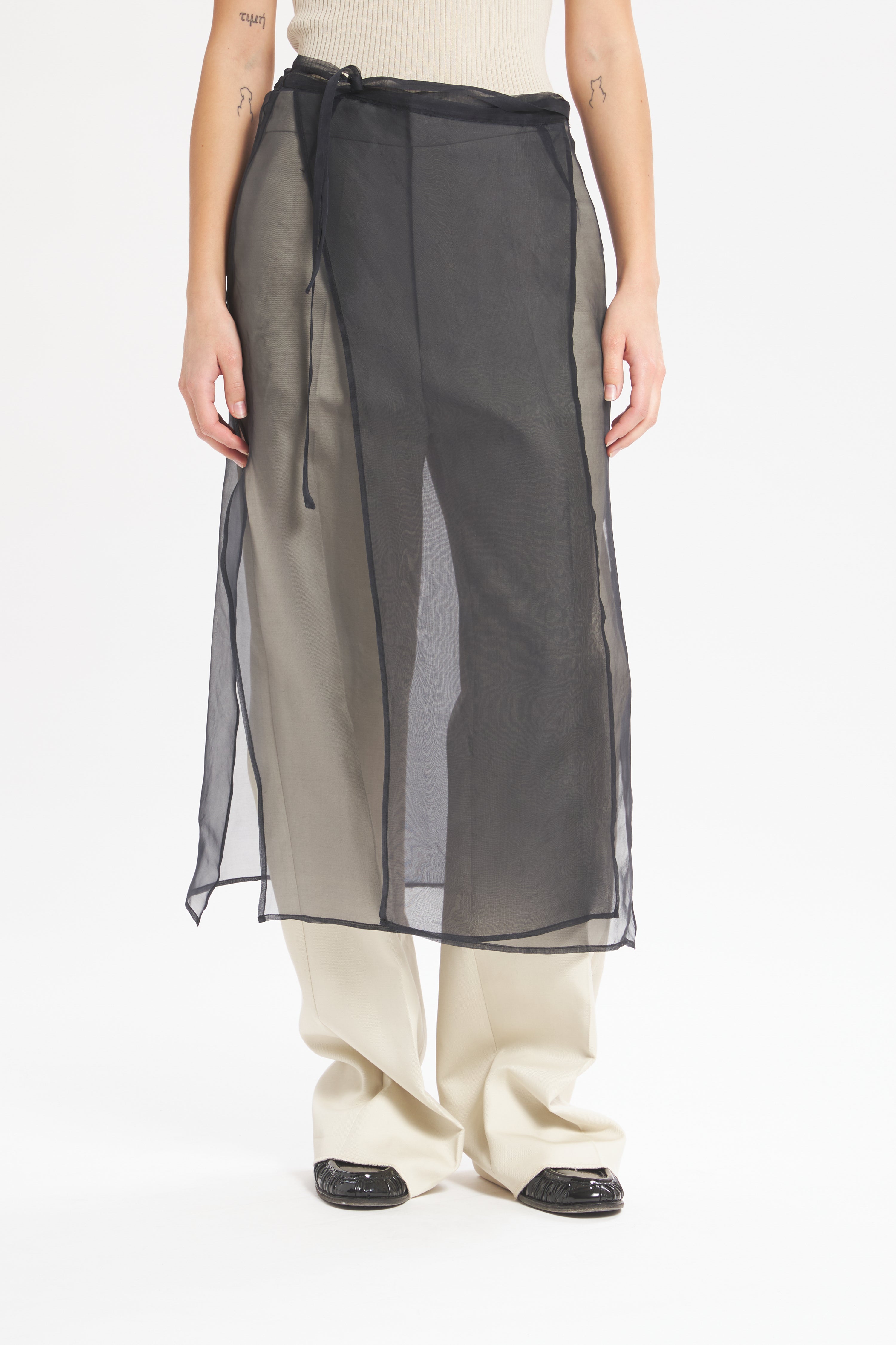 Skirt Emi Velato Nero