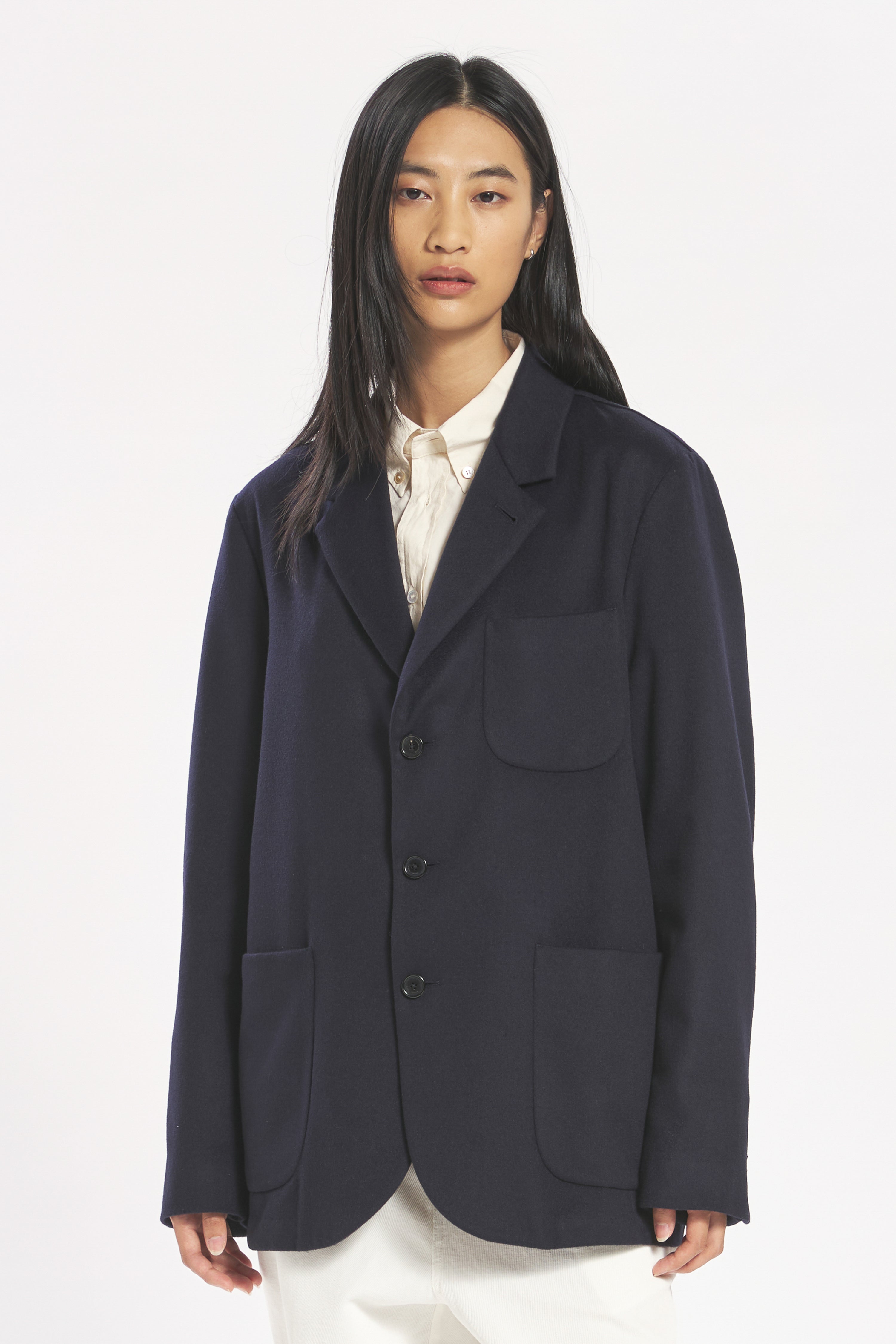 Jacket Silvano Cachemire Navy