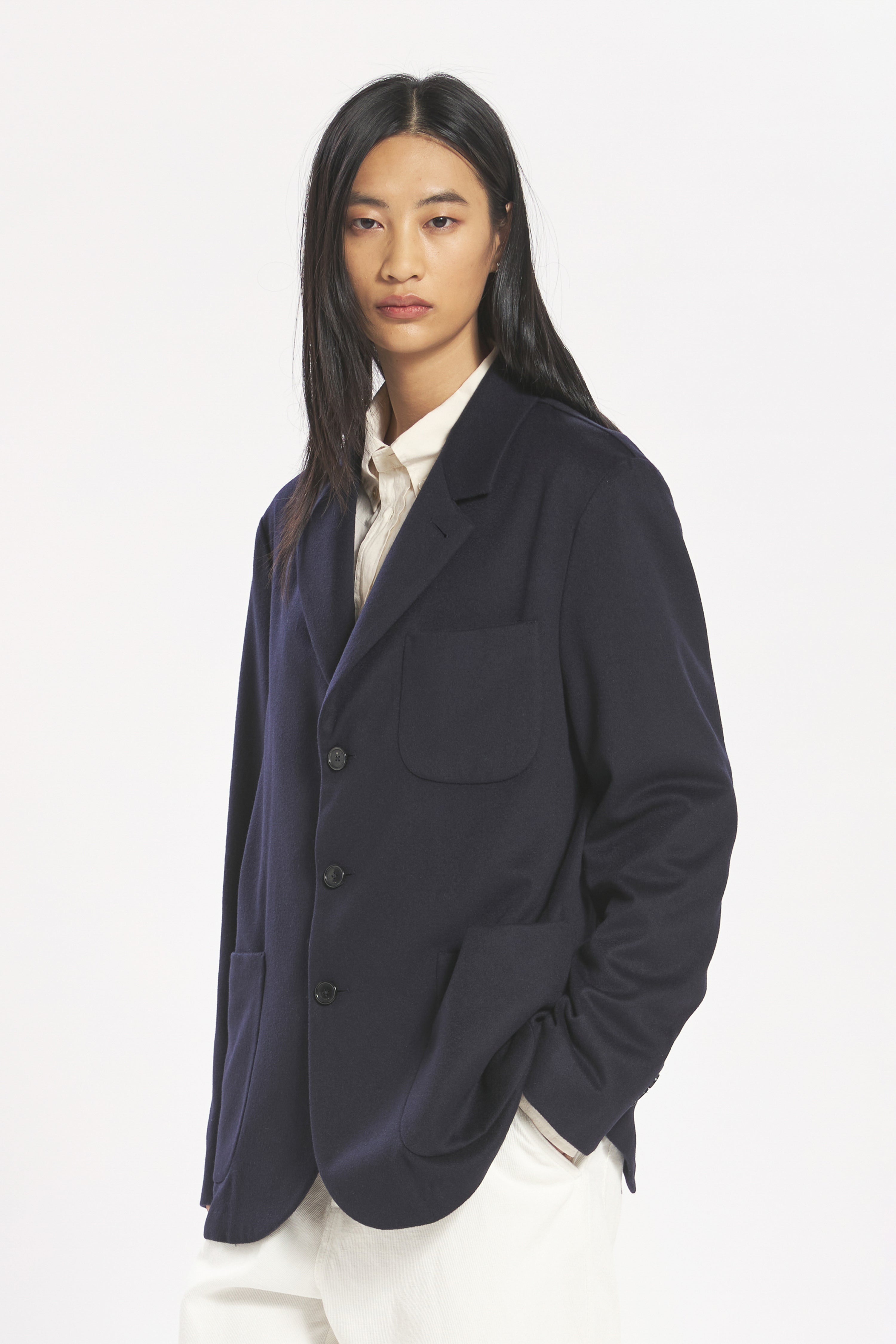 Jacket Silvano Cachemire Navy