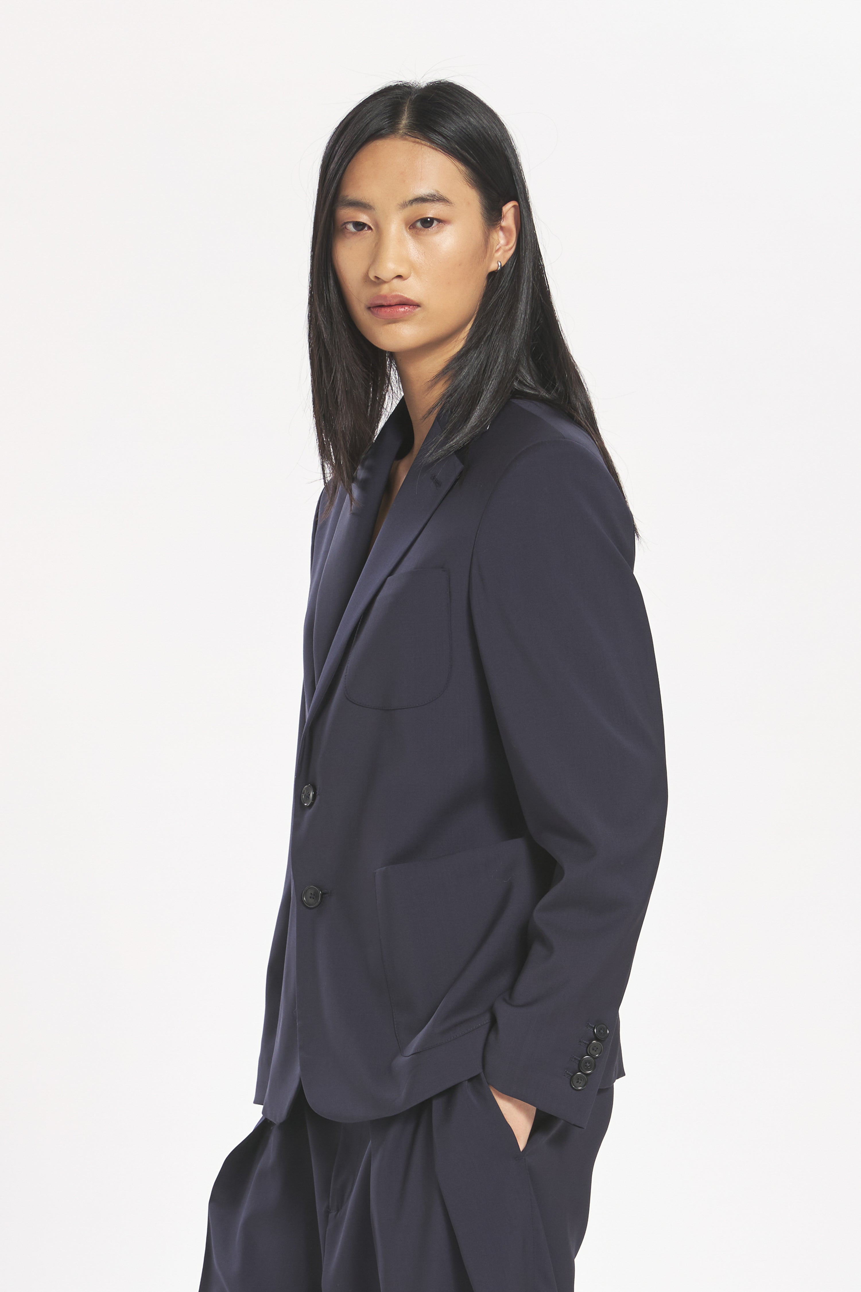 Jacket Sila Tropical Navy