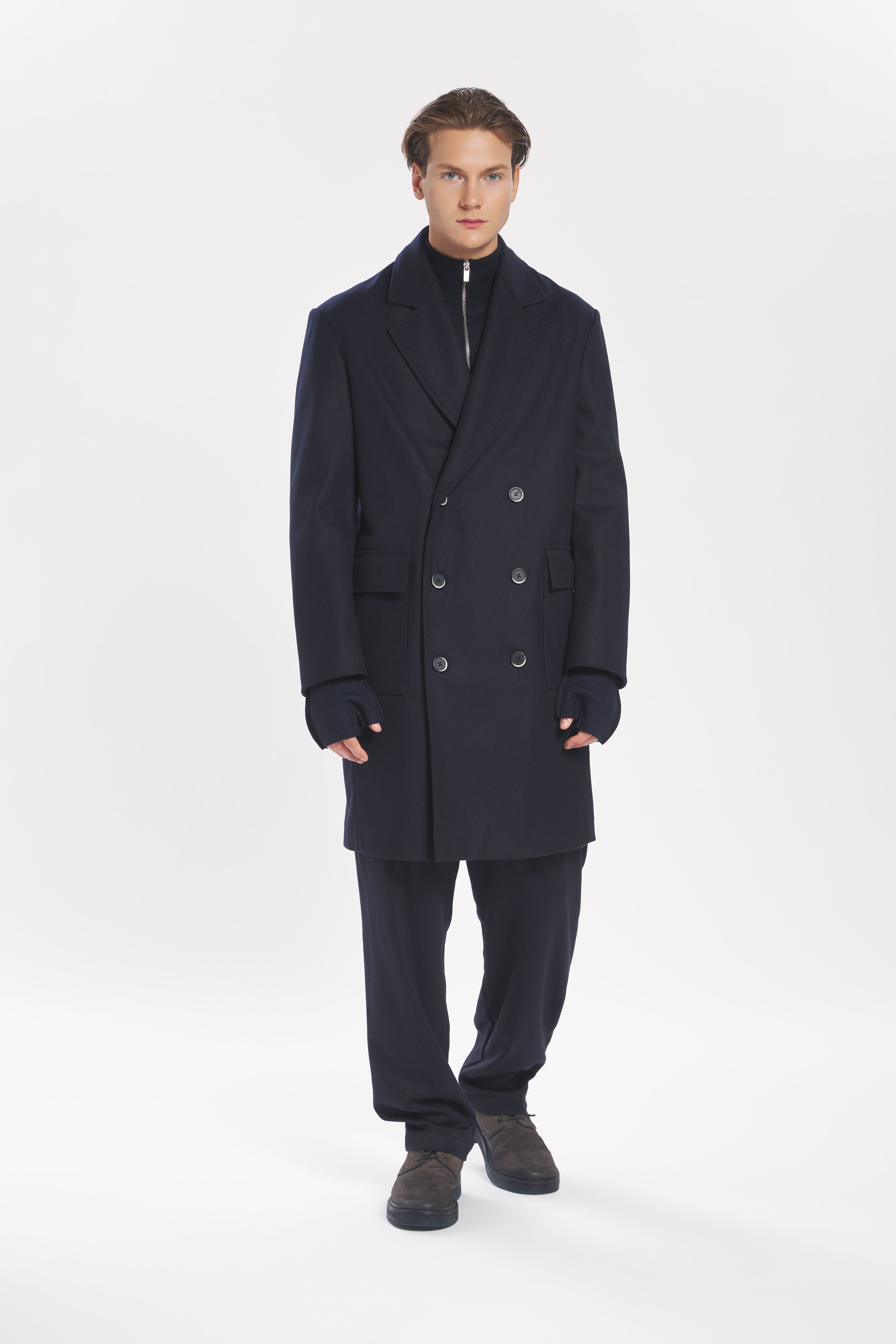 Coat Gazabin Caramal Navy
