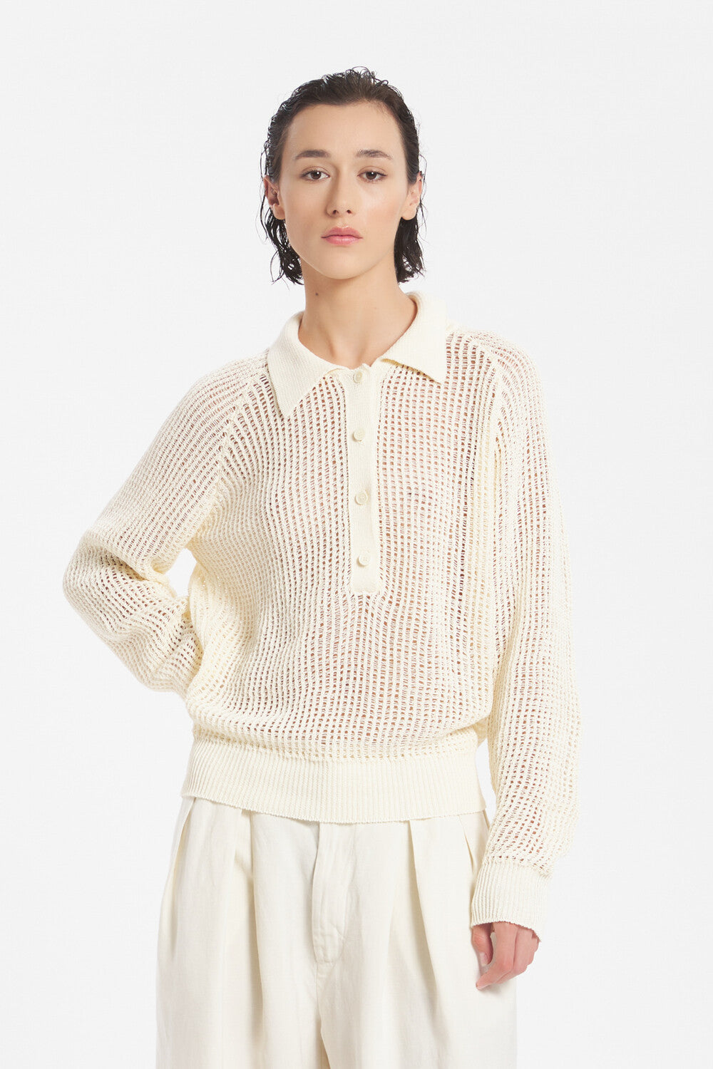 Knitwear Alisso Aura Ecrù