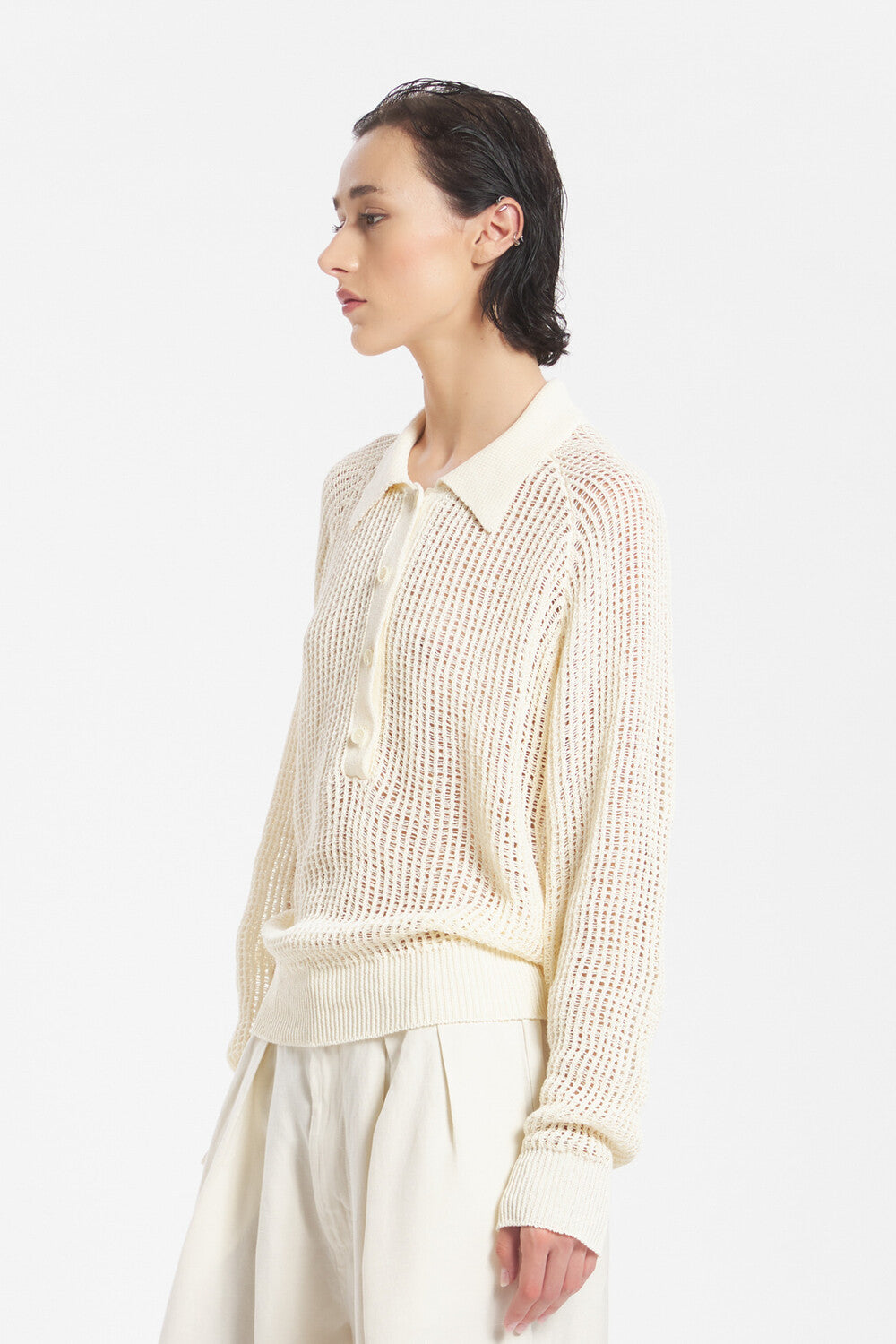 Knitwear Alisso Aura Ecrù