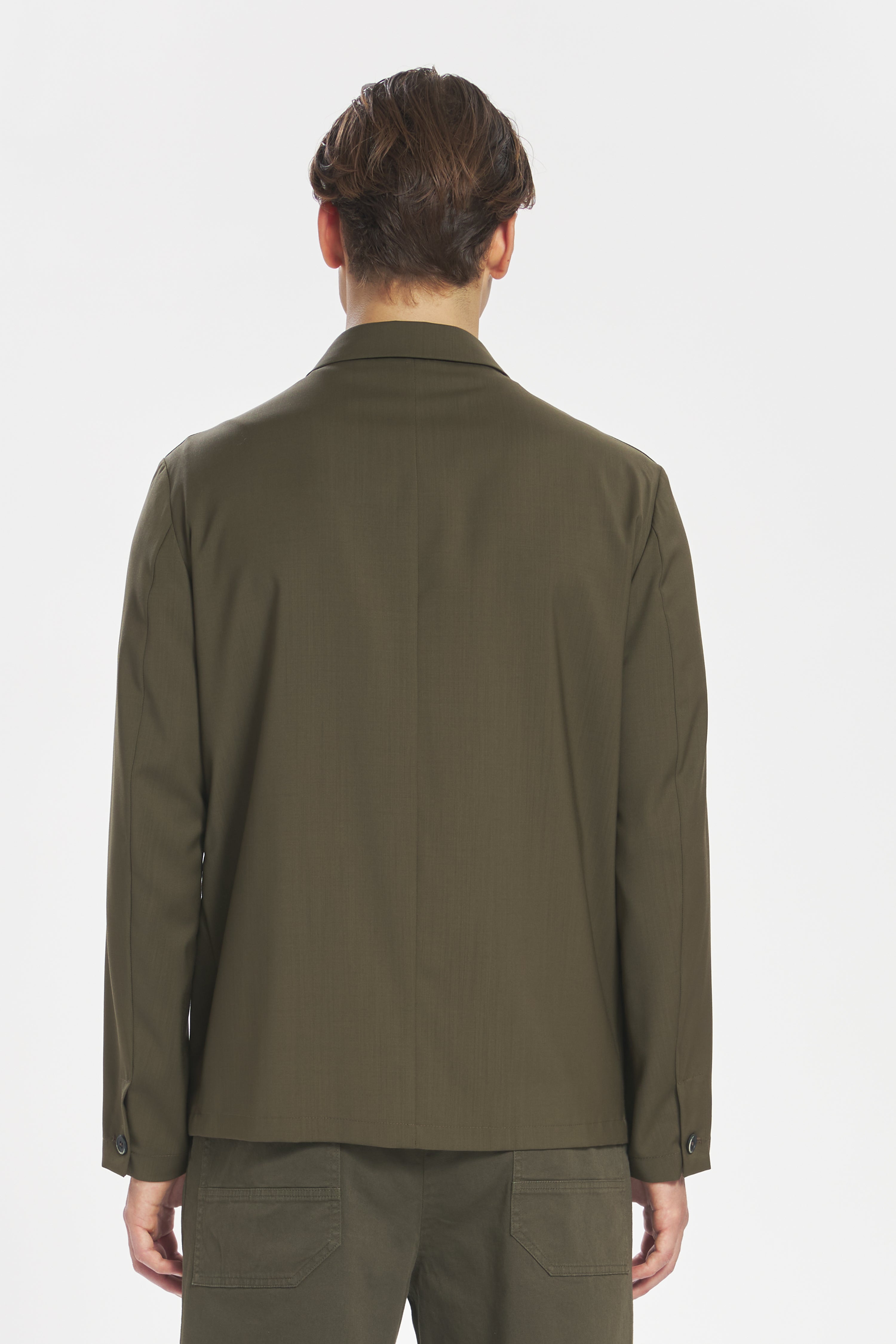 Overshirt Visal Tropical Oliva